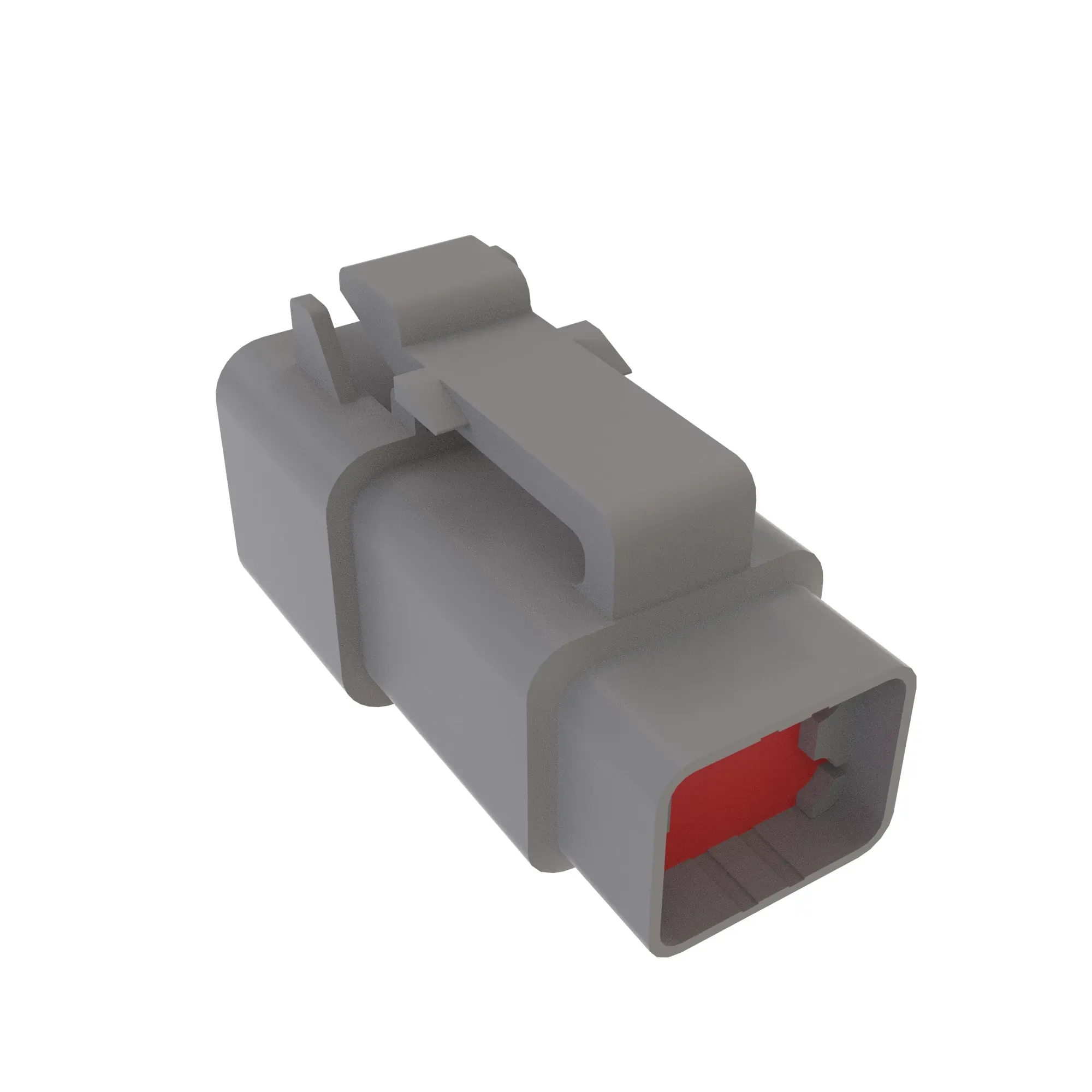 CONN DEUTSCH DTM 4W MS GRY PLSTC