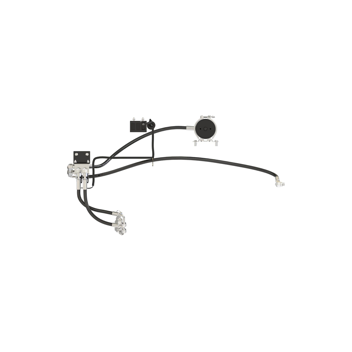 BXT10103: Ride Control Hydraulic Accumulator and Hoses Attachment