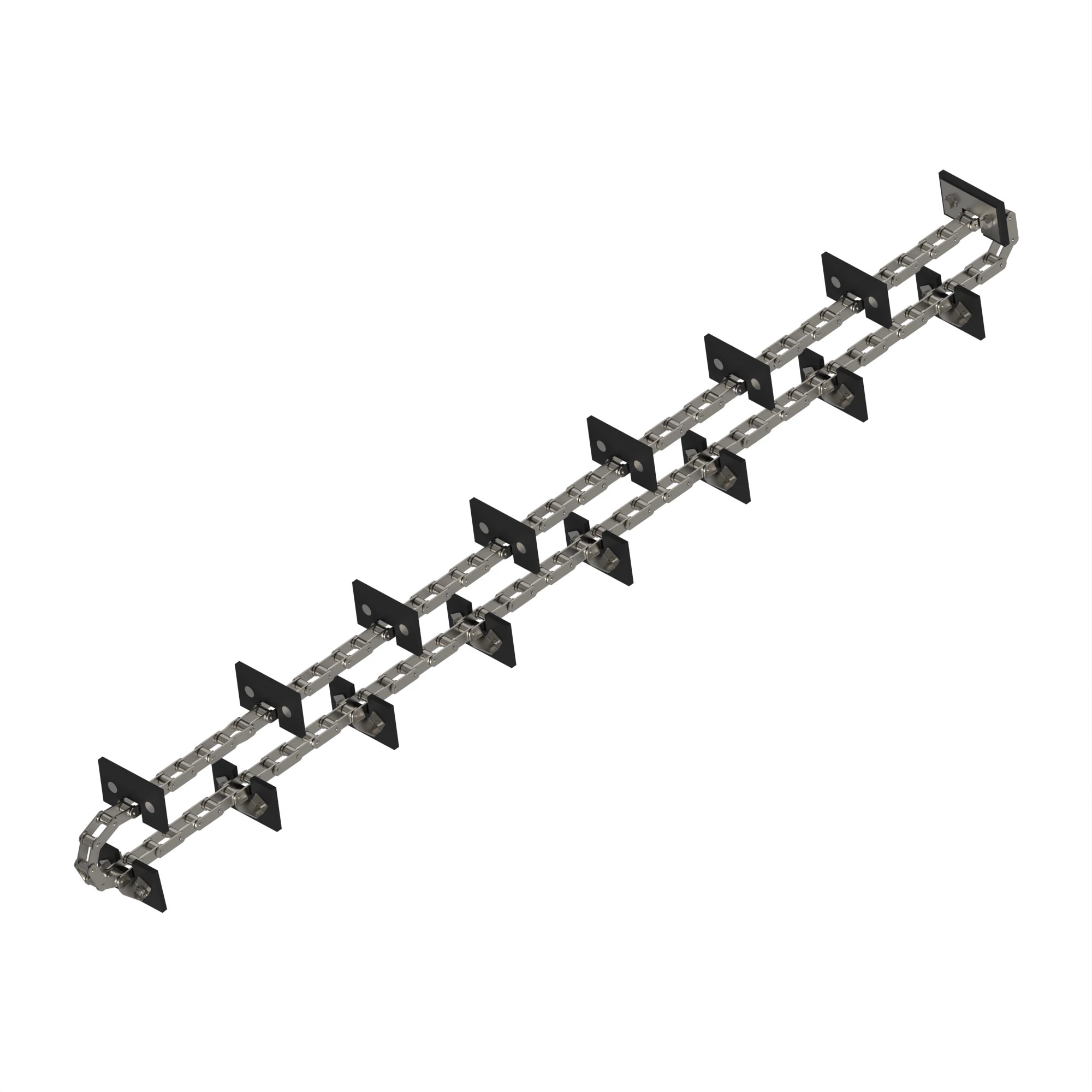 John Deere Tailings Elevator Roller Chain, 97 Links - AXE86732
