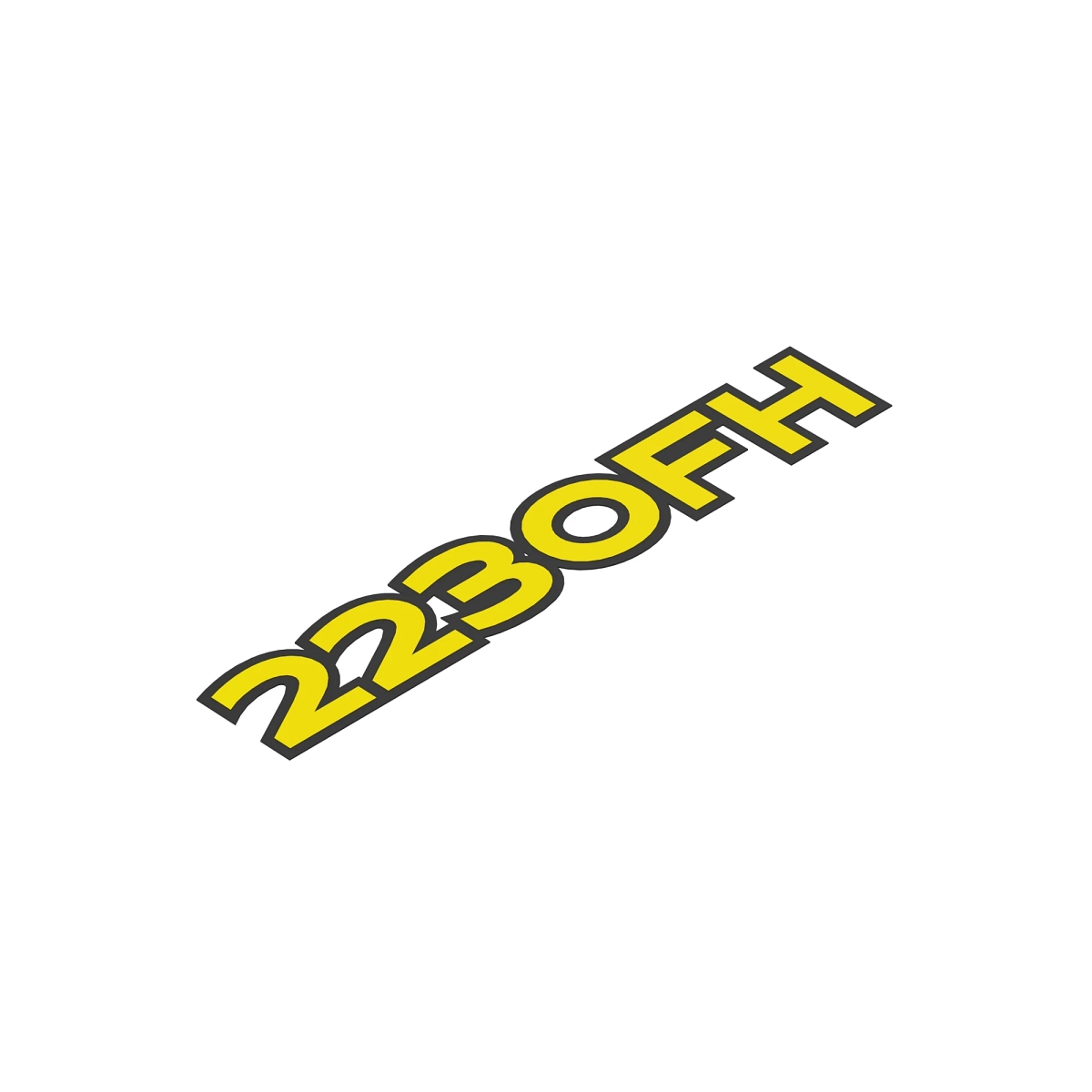 Label, 2230FH Model Number