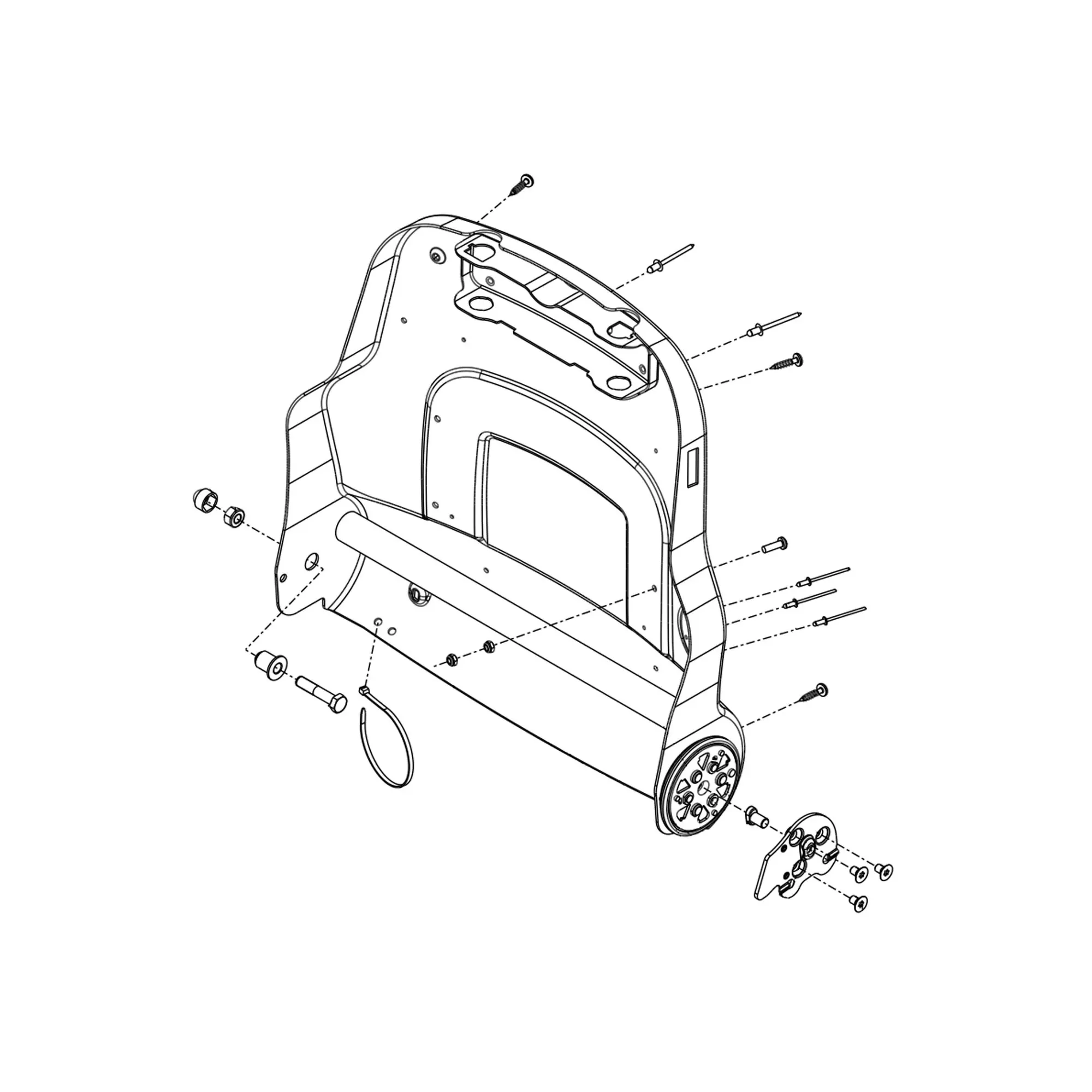 John Deere Seat Backrest Cushion - AL229954