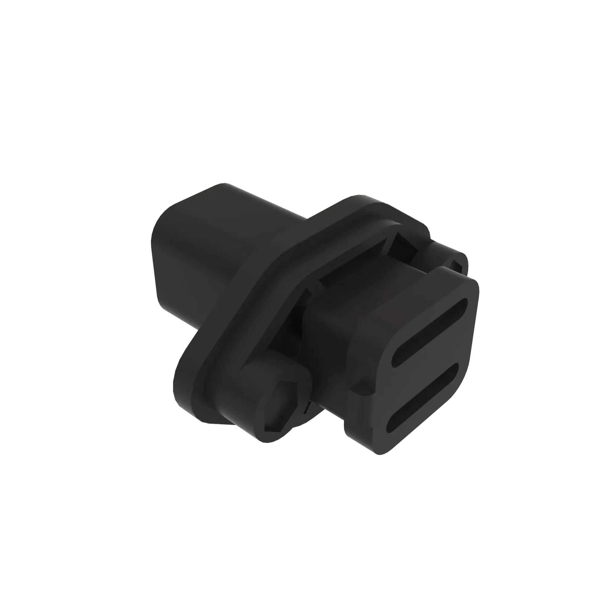 CONN DEUTSCH DT 6W FS BLK PLSTC