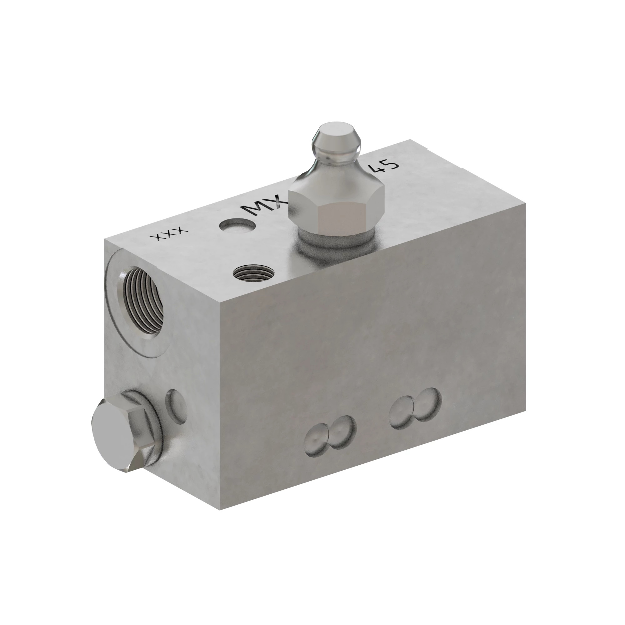 MANIFOLD, 45 ENDELEMENT WITH GREASE