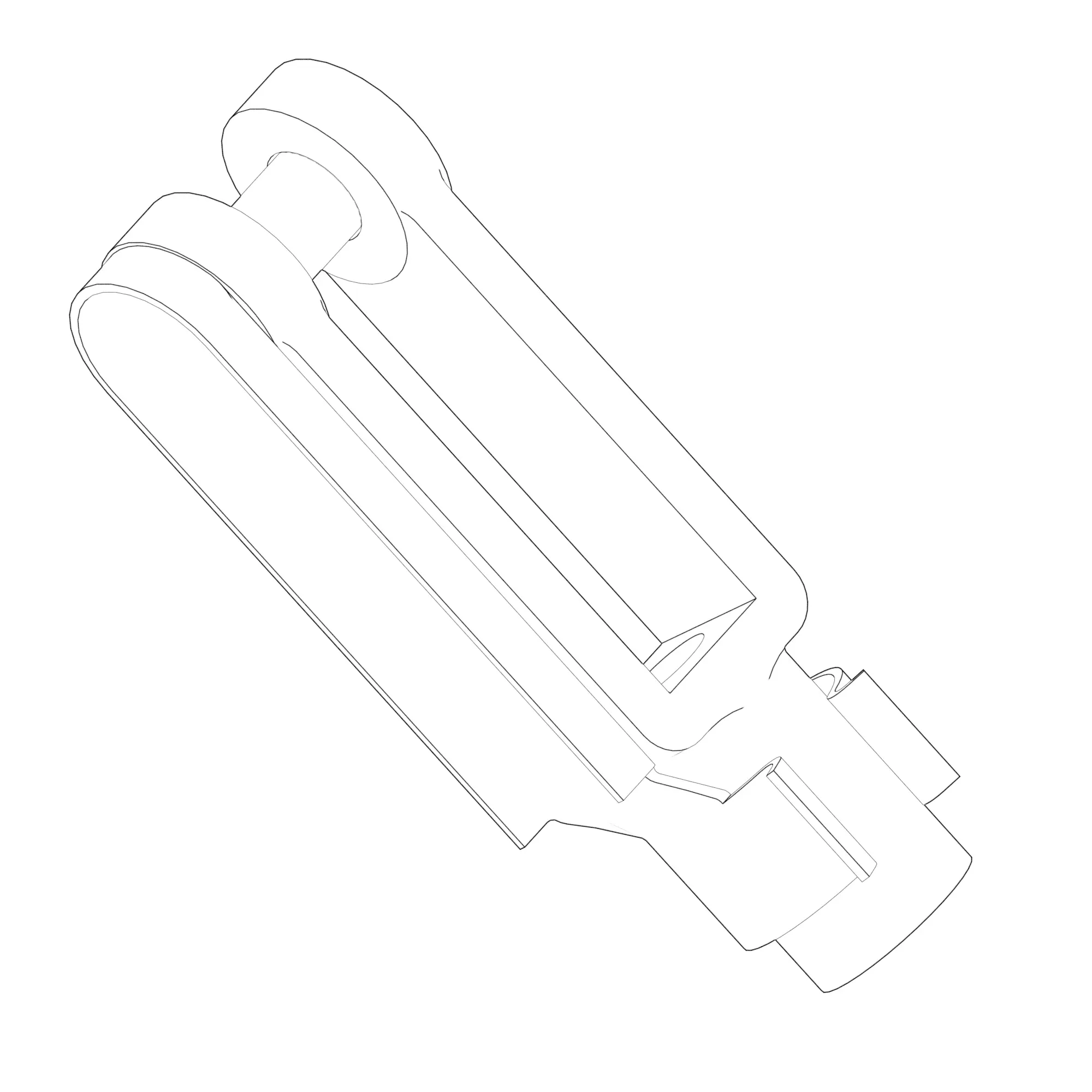 John Deere Yoke With Locking Collar - AT221264