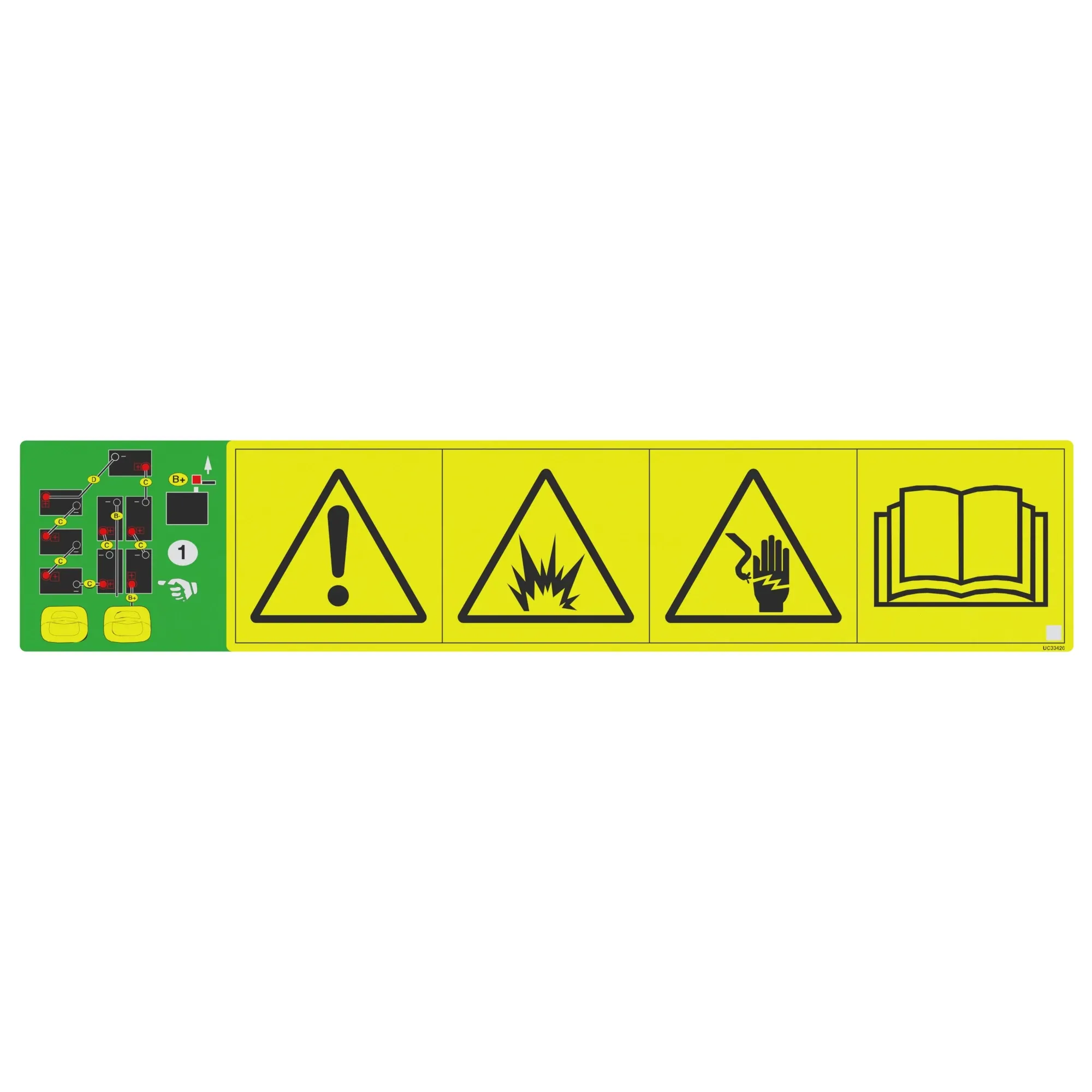John Deere Safety Sign - UC33426