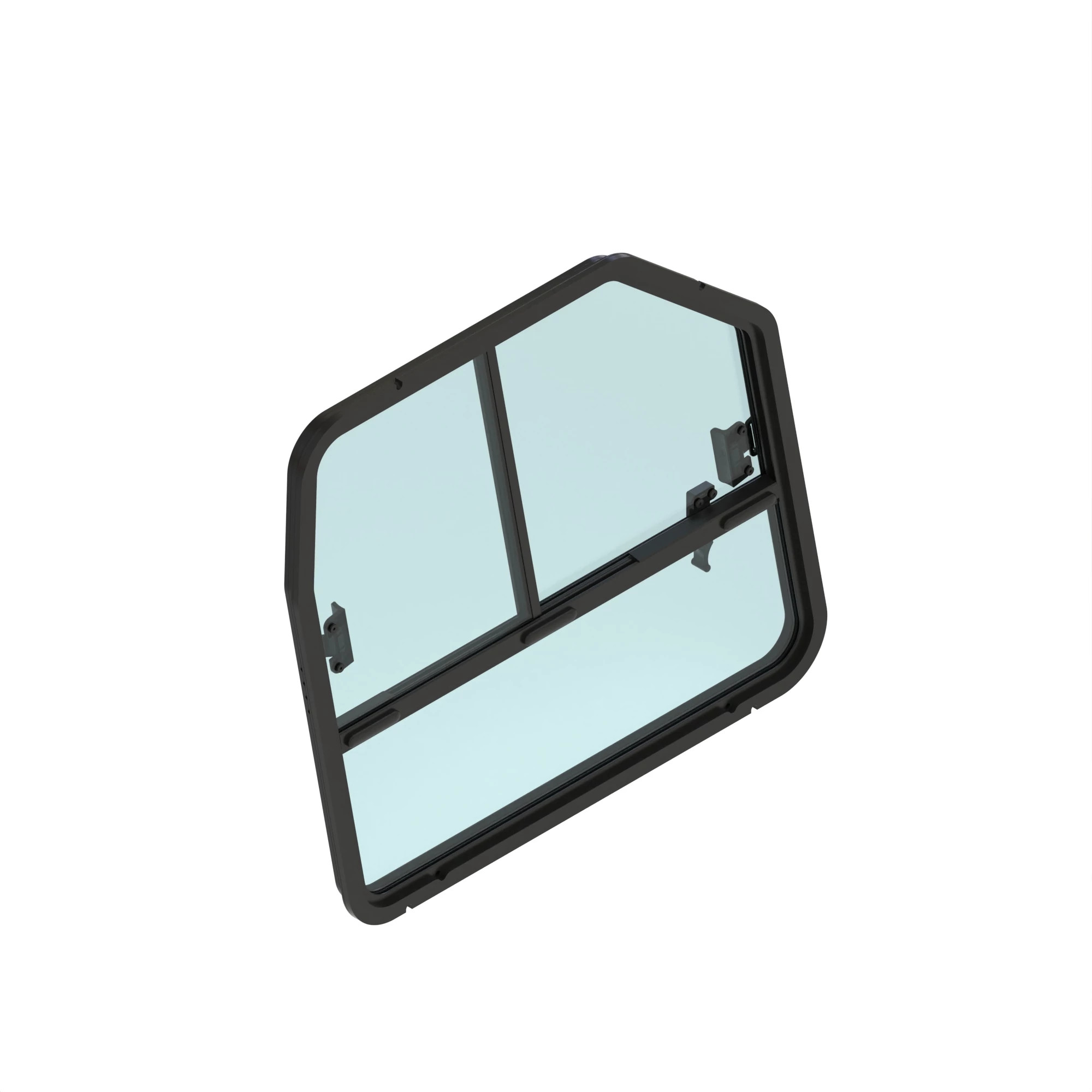 John Deere Right Side Sliding Rear Glass Windowpane - AT494753