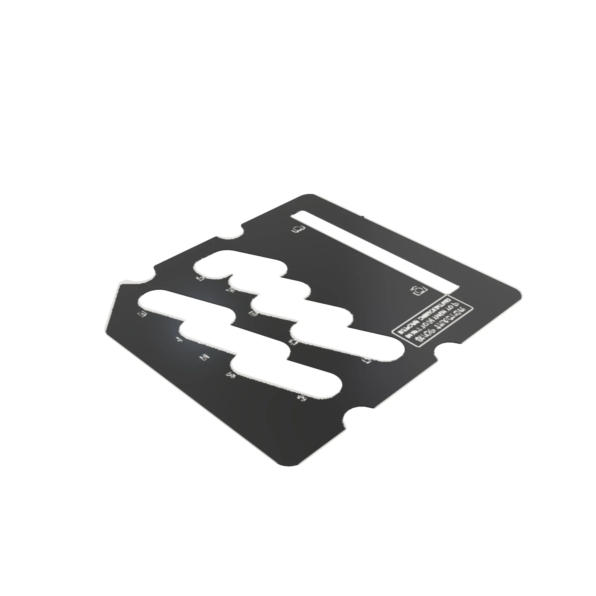 John Deere Shift Lever Guide Plate Label - R162762