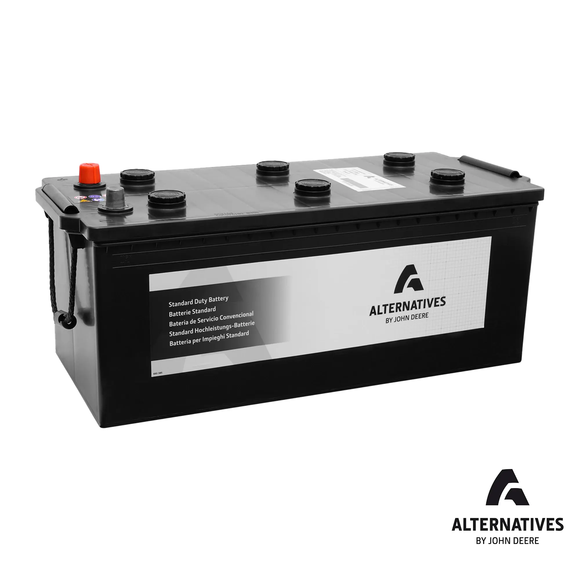Alternatives by John Deere 12 Volt Battery, Wet Charged, 180 Ah, 1000 CCA, B BCI - JXYP1000A180