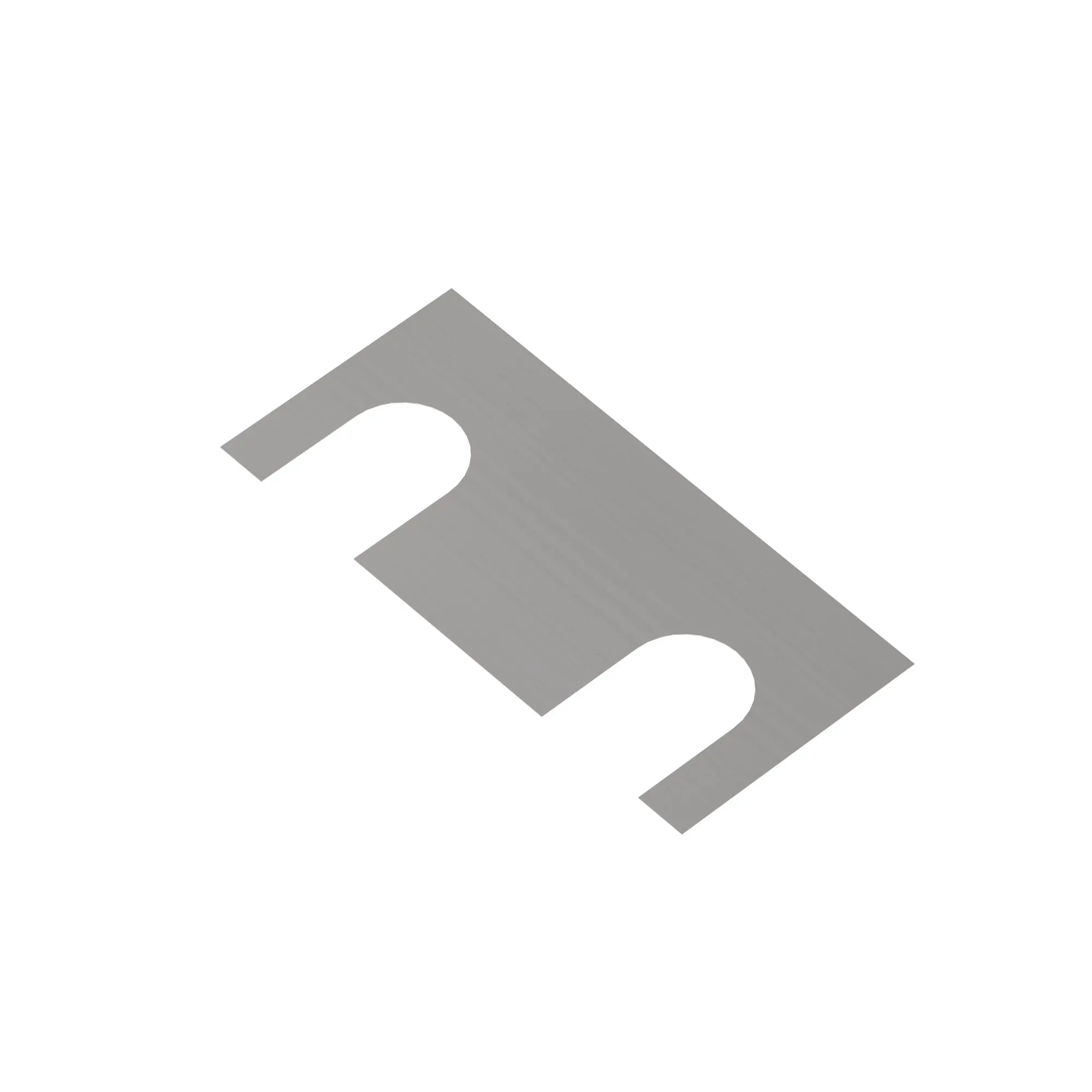 John Deere Rectangular 2-Slots Shim - Z68039