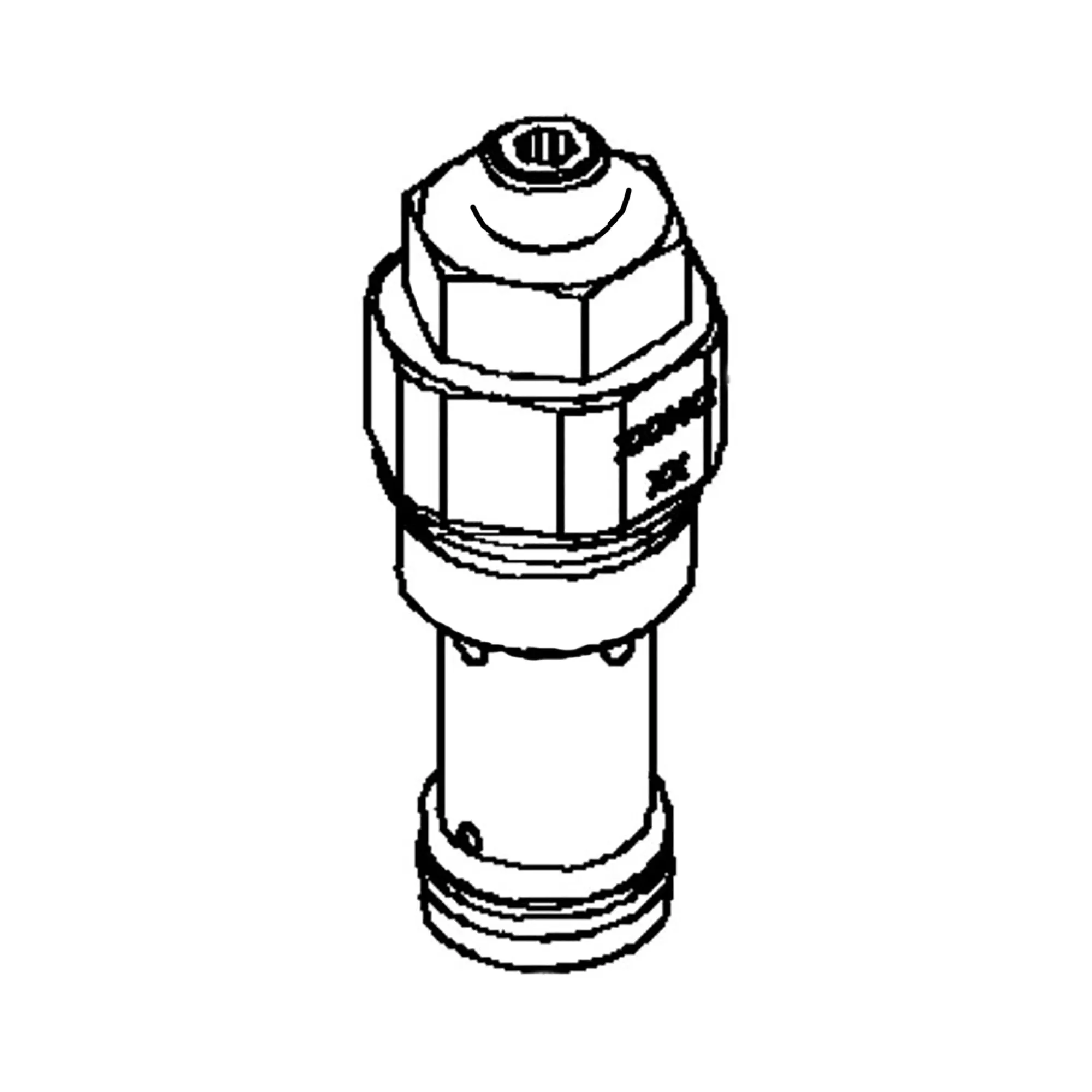 John Deere Drain Regulator Flow Control Hydraulic Valve, 3250 PSI - AT328992
