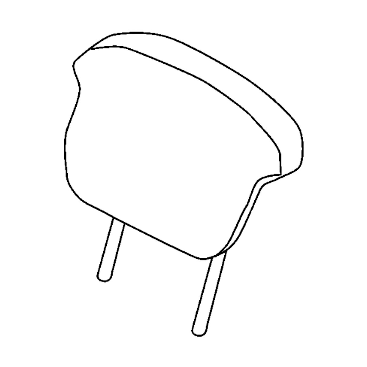 Head Rest, Seat 244J, 304J and 344J