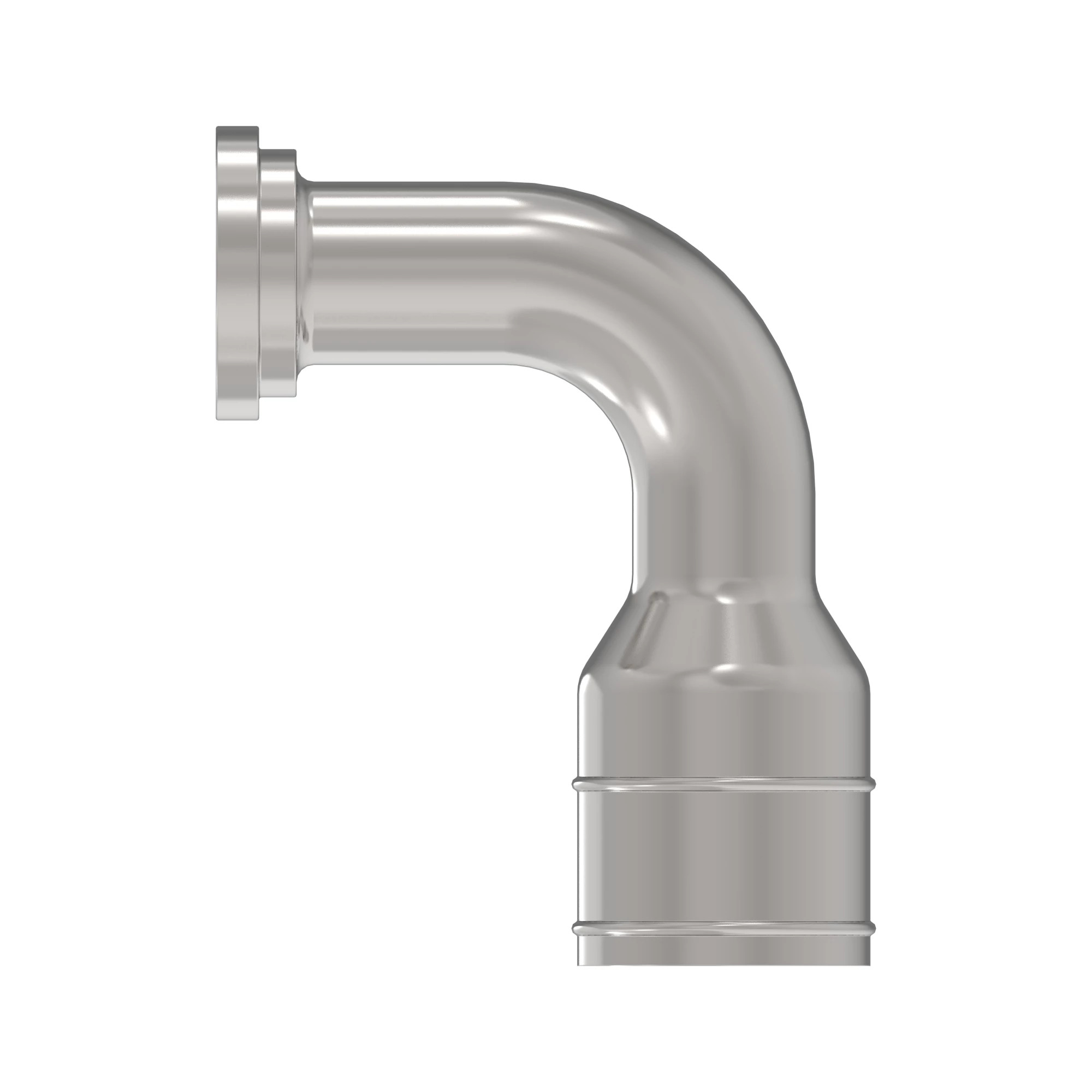 ELBOW FITTING, FITTING, FLANGED HEA