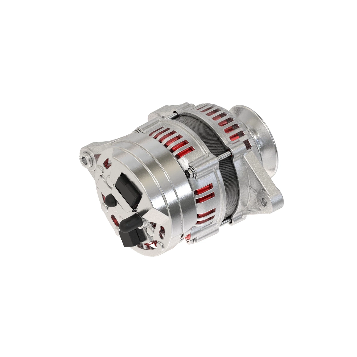 ALTERNATOR, W/PULLEY, 140 AMP(8 RIB