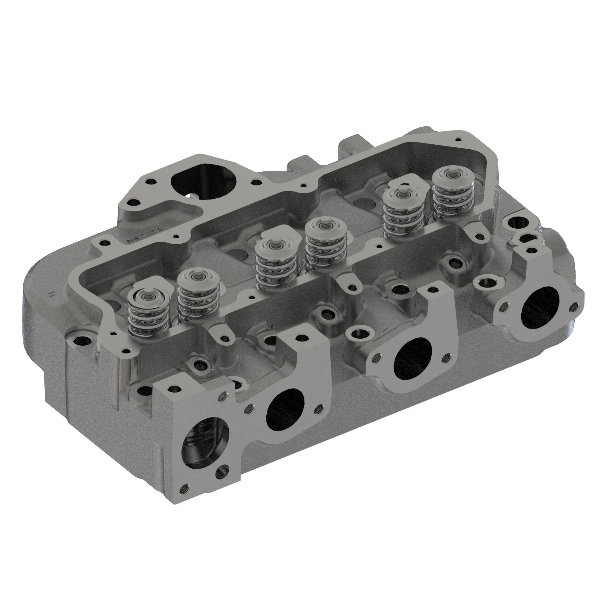 John Deere Cylinder Head, with Valves - DZ123088