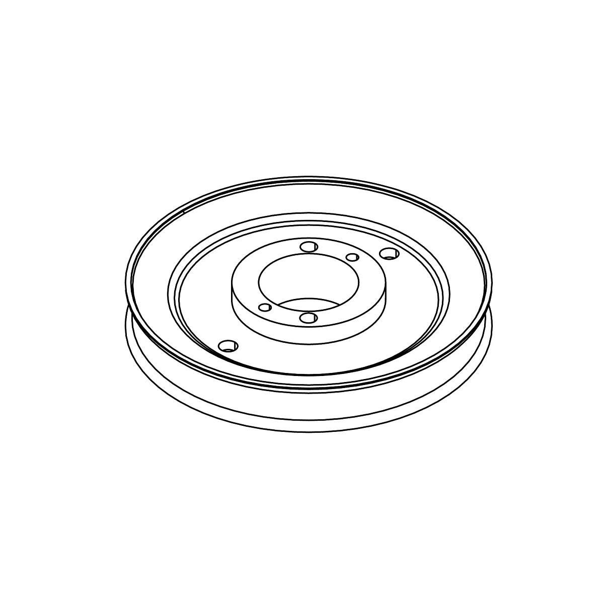 Sheave Assembly, LH & RH Mower Deck