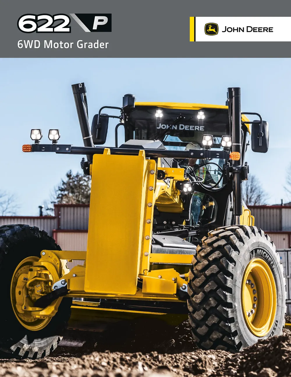 622 P-Tier 6WD Motor Grader Brochure cover