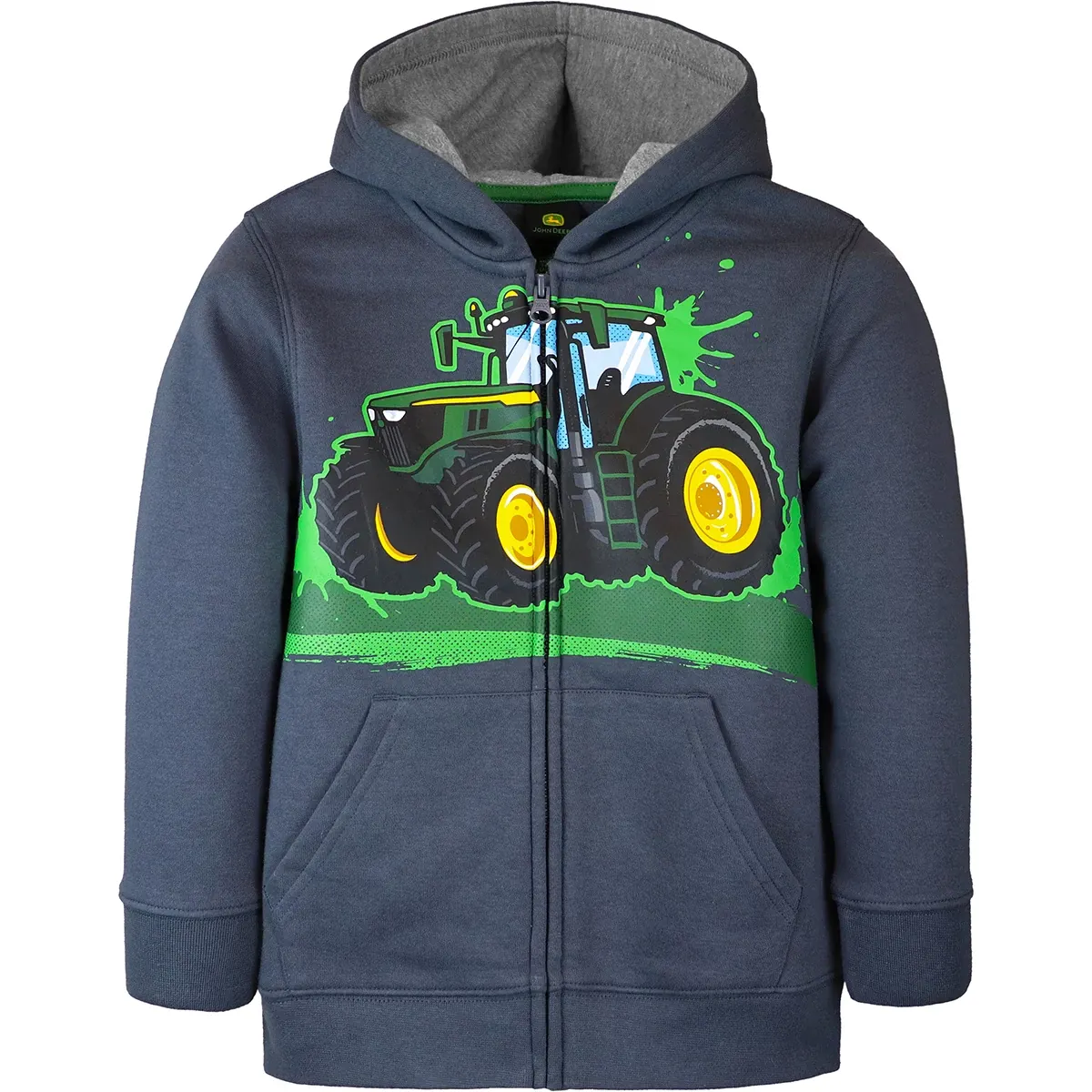 Kids Tractor Full Zip Hoodie