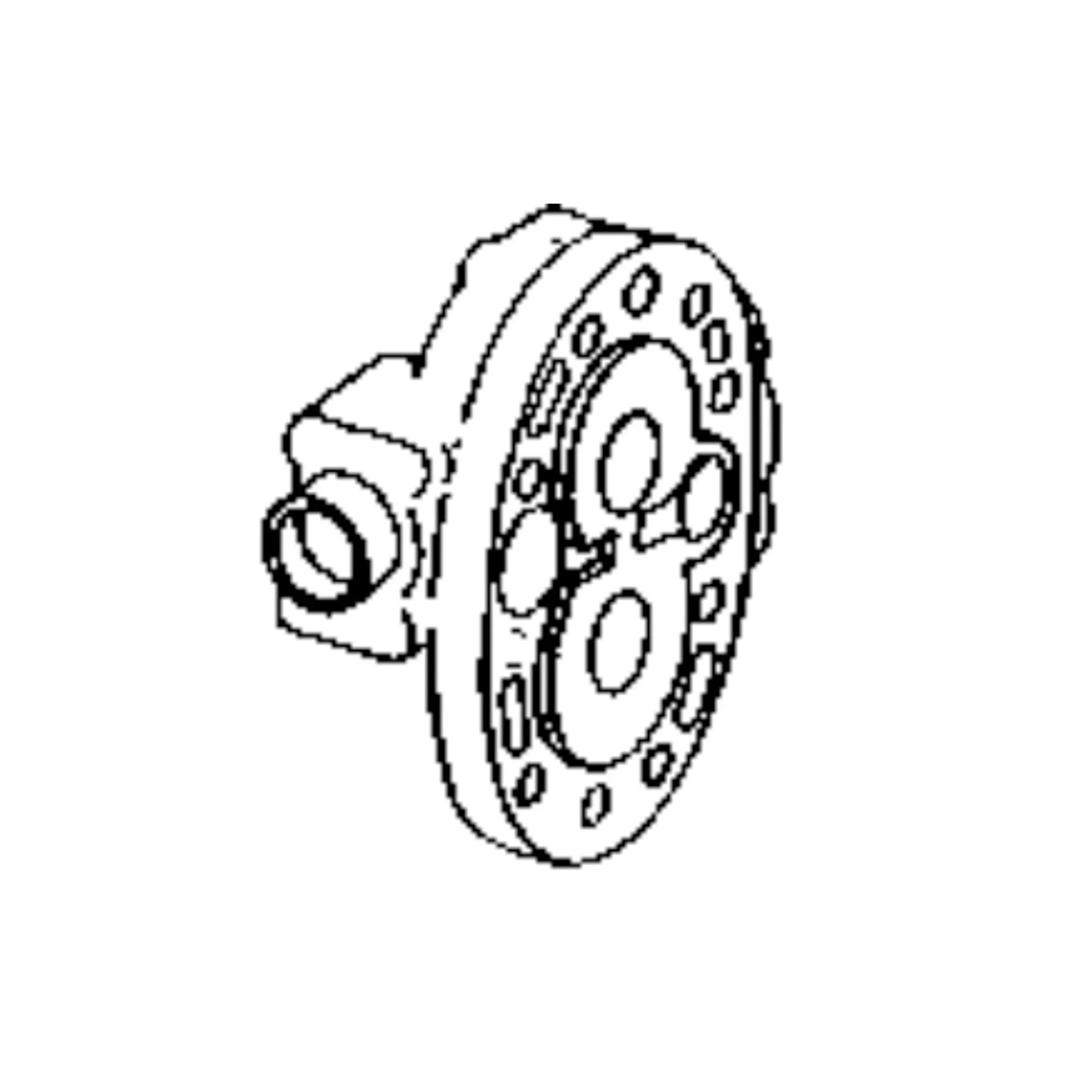 John Deere Pump Back Plate - AT39026