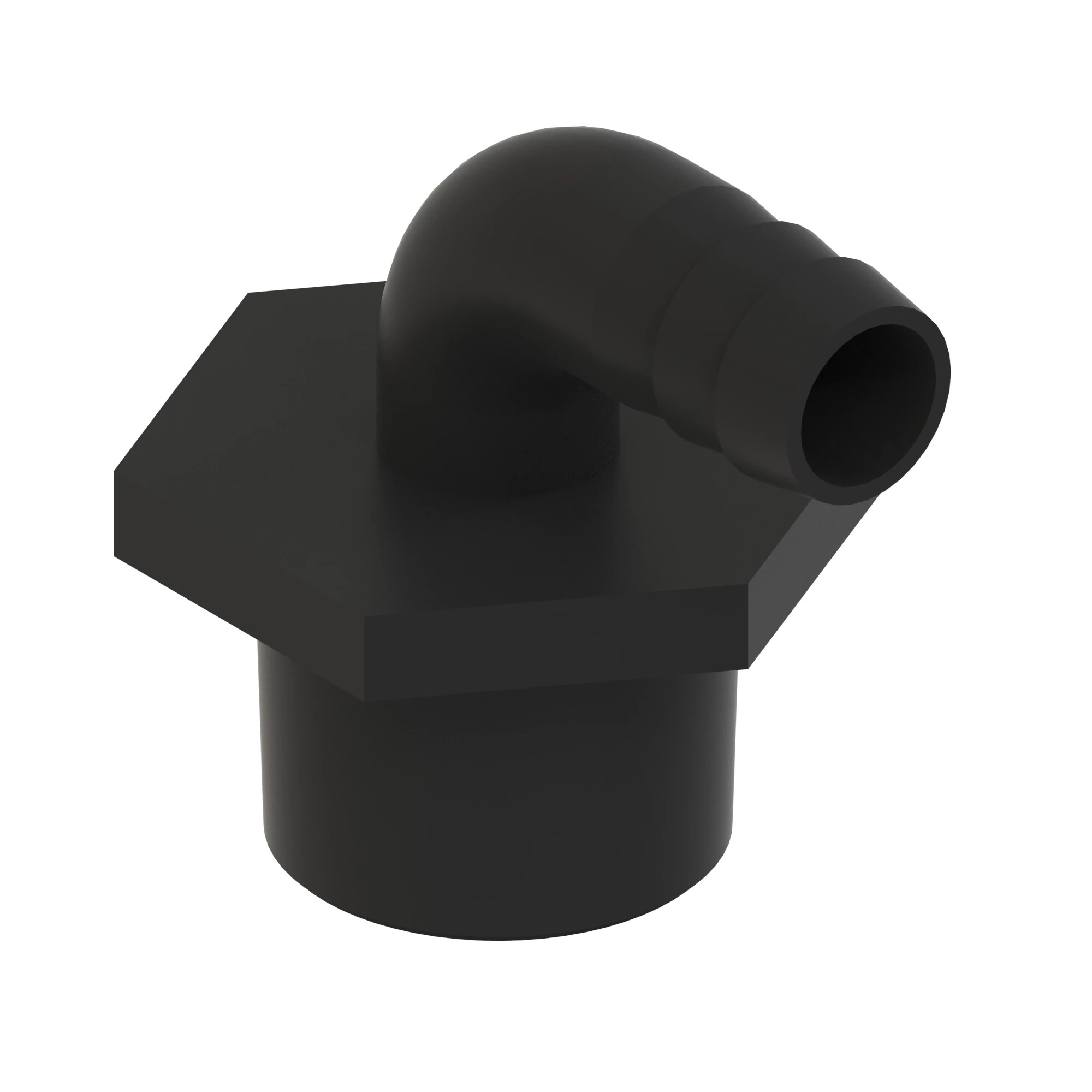 John Deere 90 Degree Male Threaded Hose Adapter Fitting - N195028