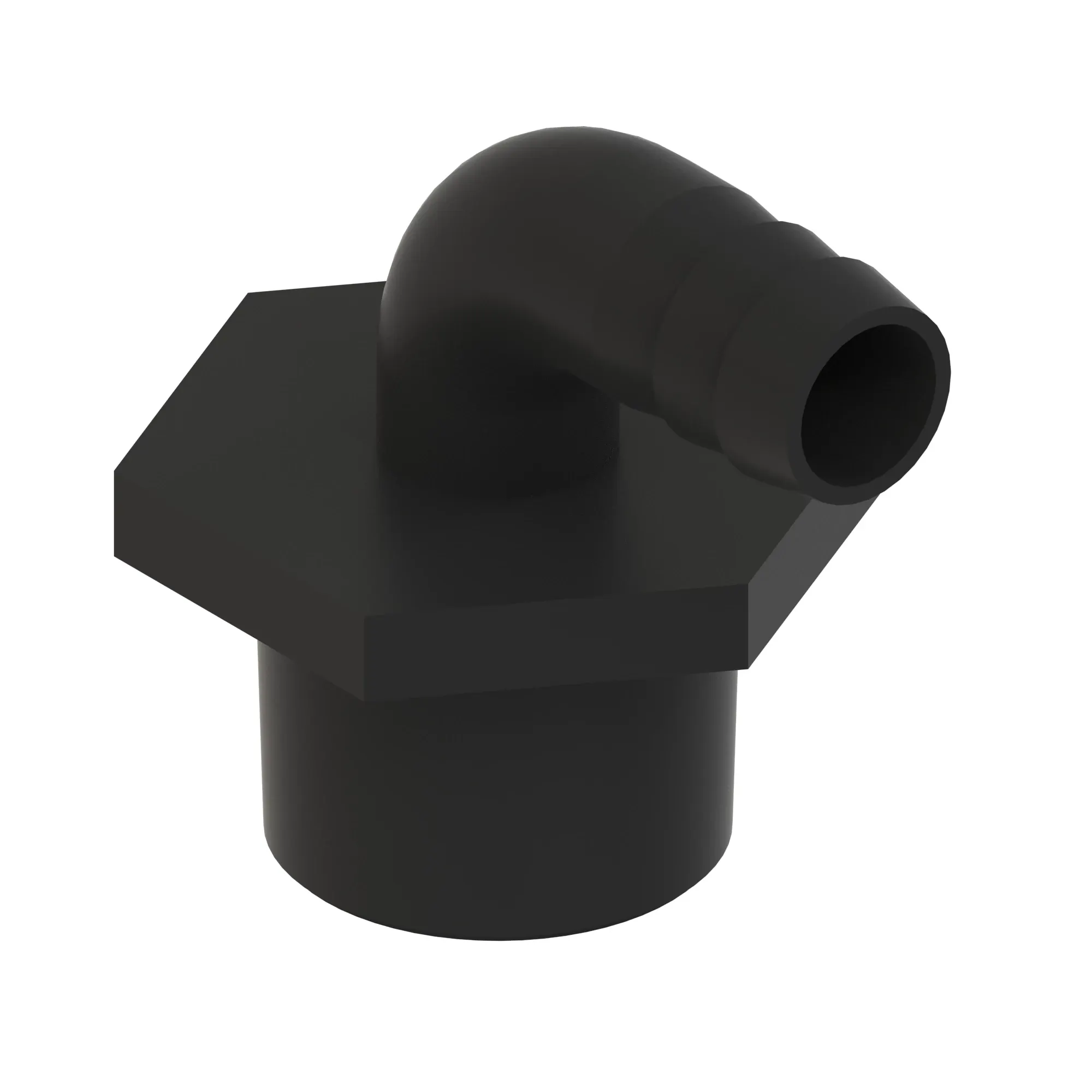 John Deere 90 Degree Male Threaded Hose Adapter Fitting - N195028