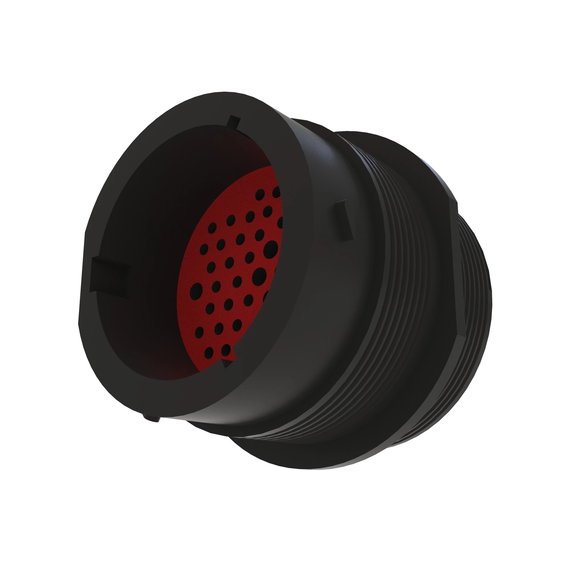 John Deere Black Internal Electrical Connector Housing, 47 Cavities - 57M11791