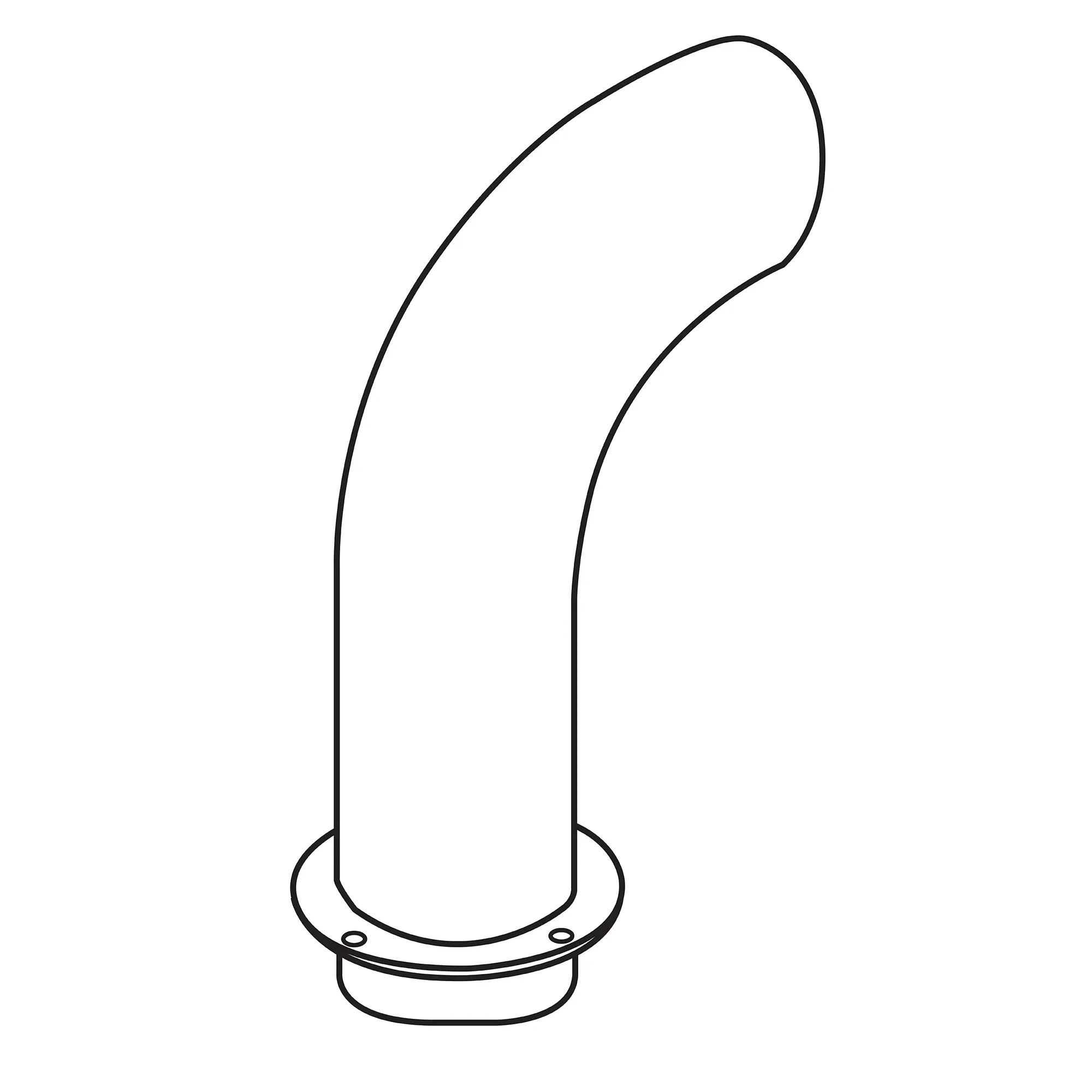 John Deere Exhaust Pipe - AT396688