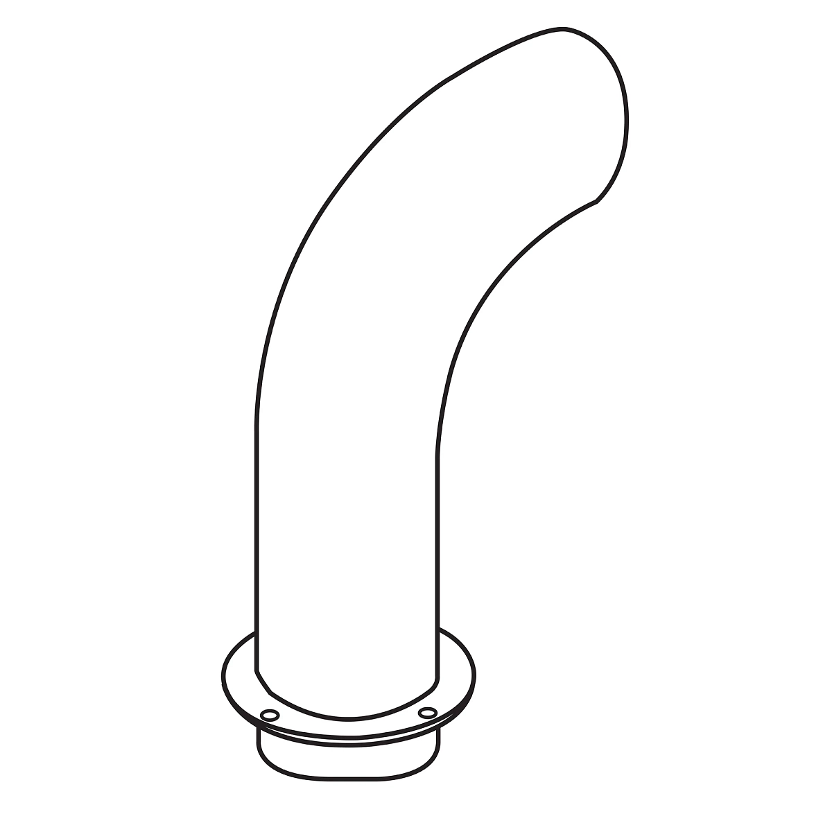 Exhaust Stack, Chrome