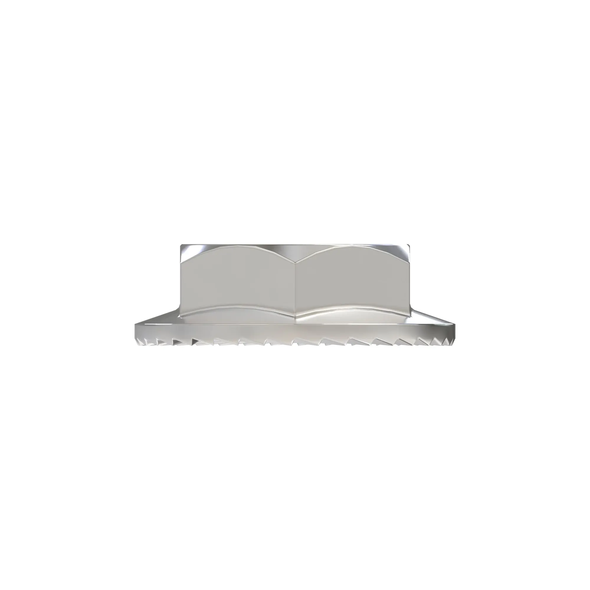 5HG470463: Serrated Flanged Nut, 8-32
