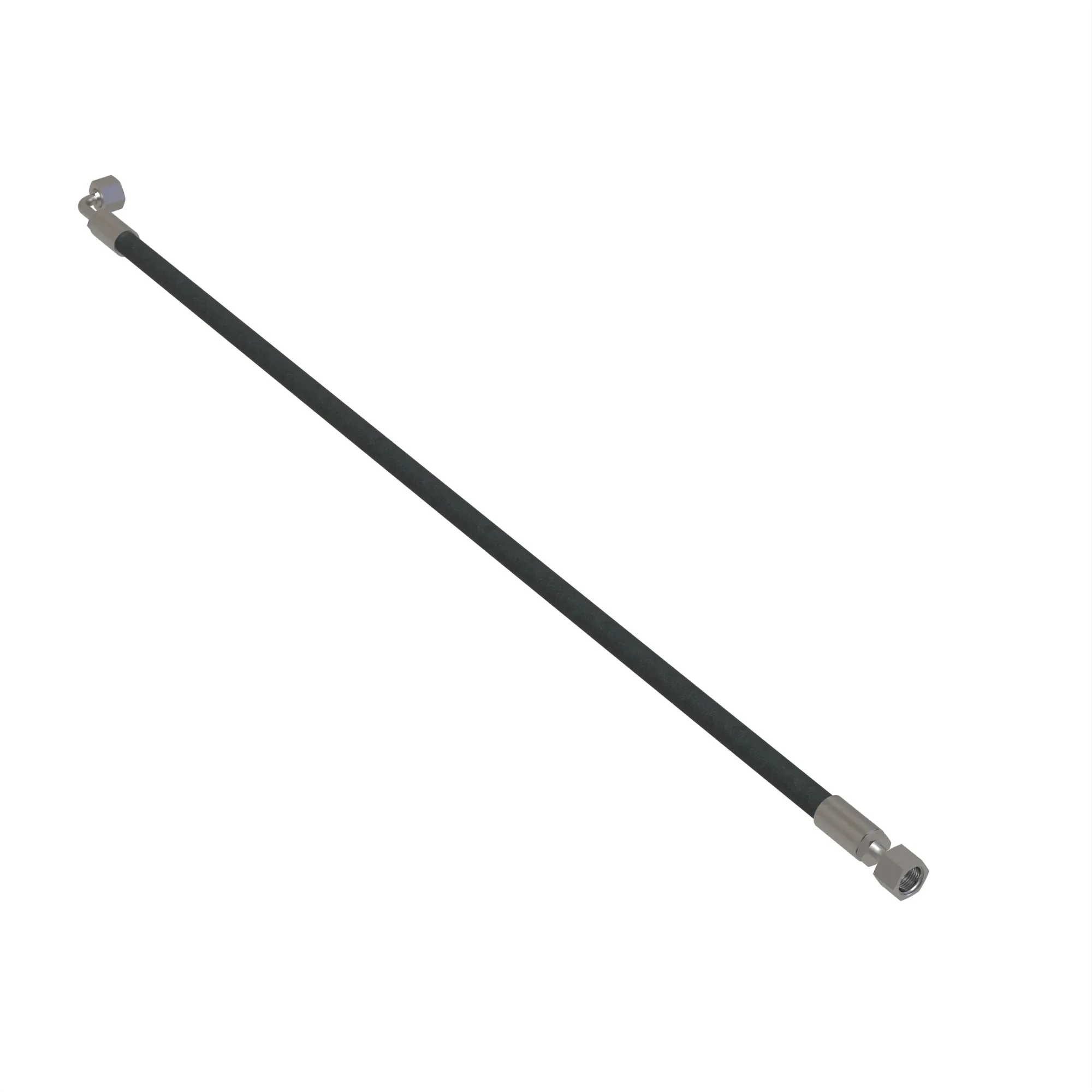 John Deere Gear Pump Line to Solenoid Valve Hydraulic Hose - AXT19563