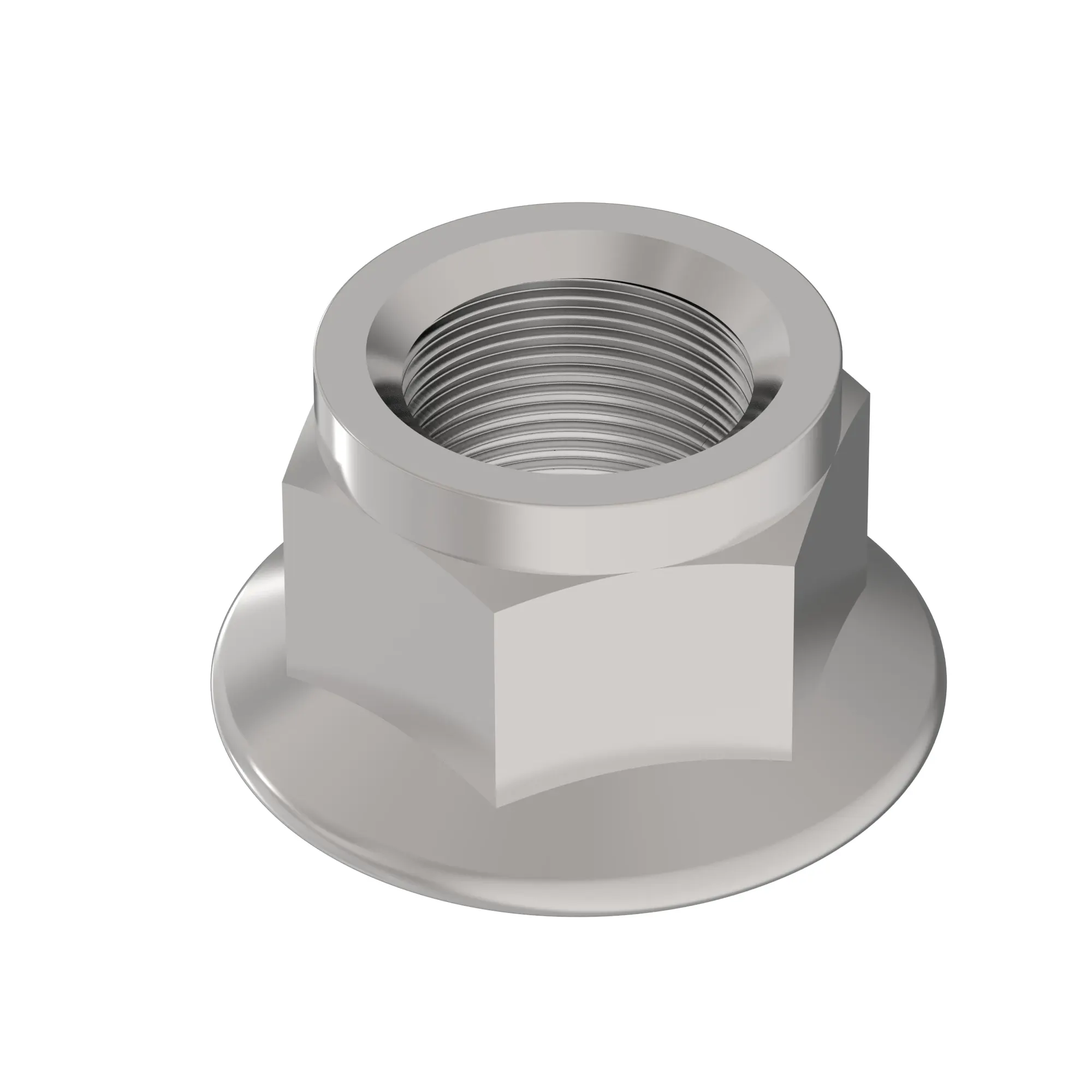 NUT, METRIC, HEX FL, SELF LOCKING