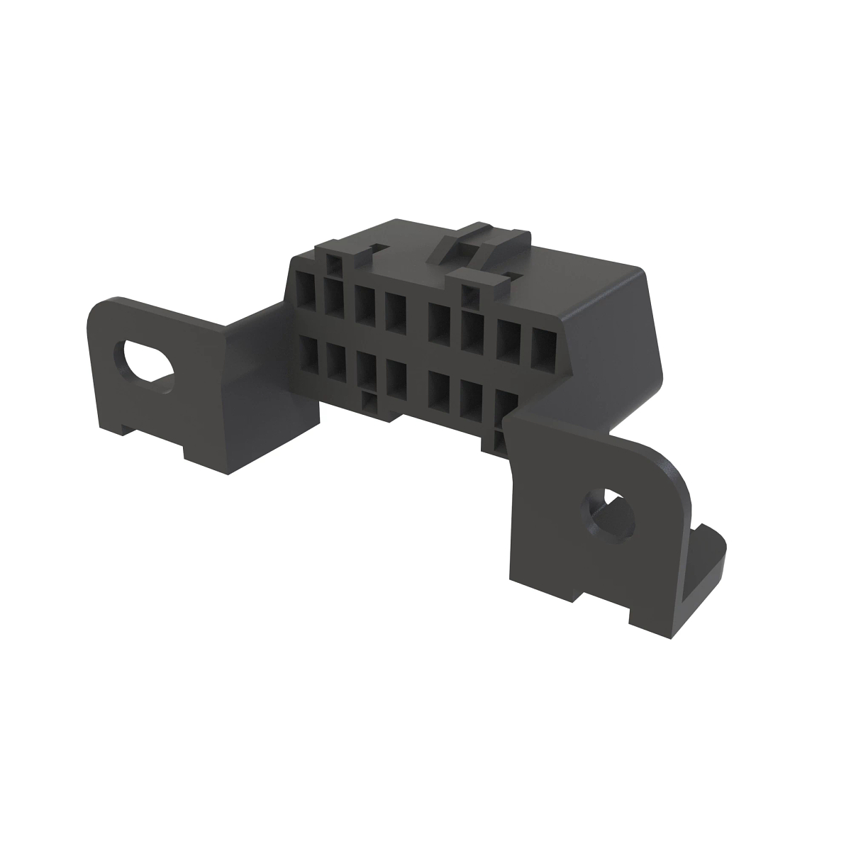 CONN DELPHI MP150 16W F BLK PLSTC