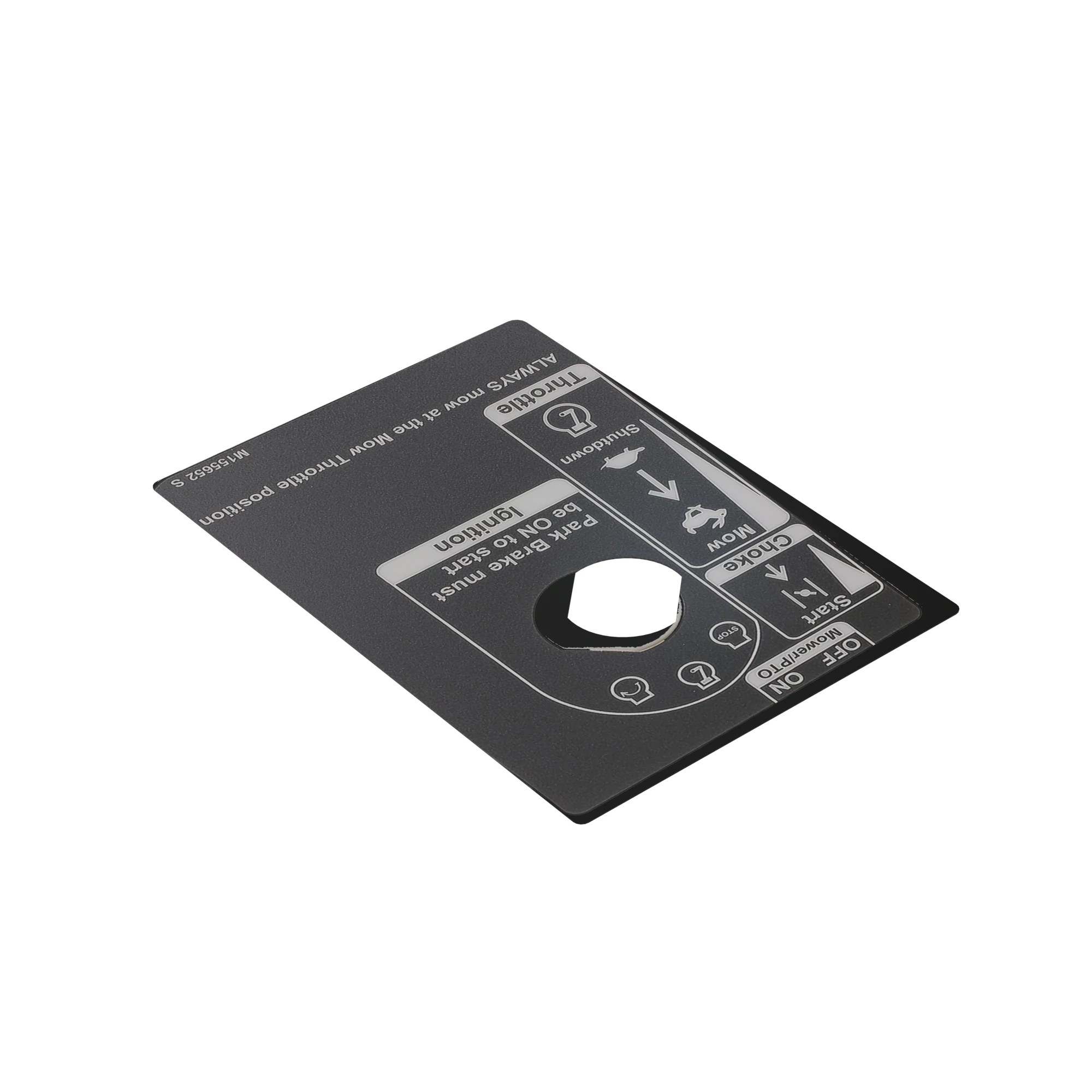 LABEL, NON CHOKED DASHBOARD ENG