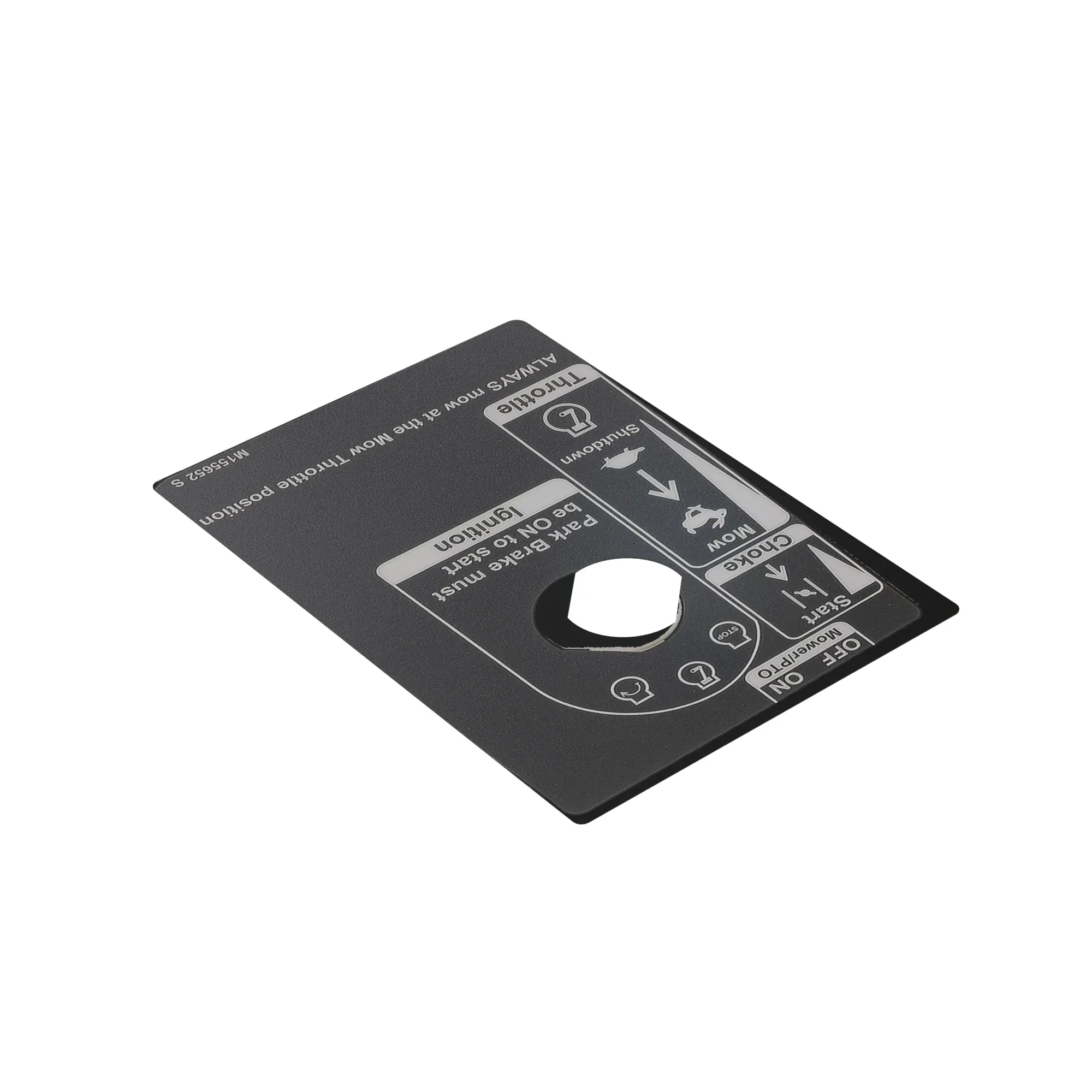 LABEL, NON CHOKED DASHBOARD ENG