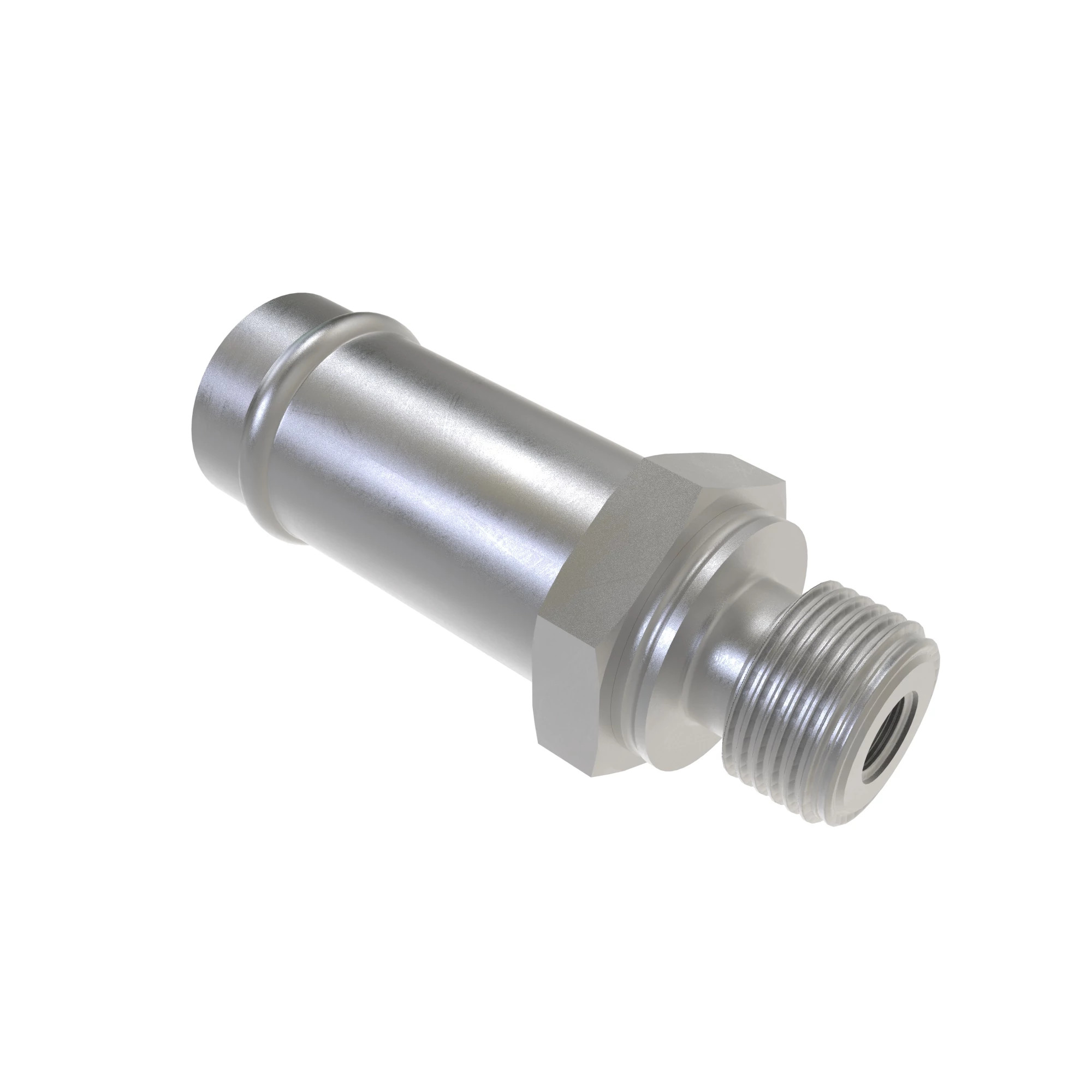 John Deere Male Threaded Straight Adapter Fitting - T365920