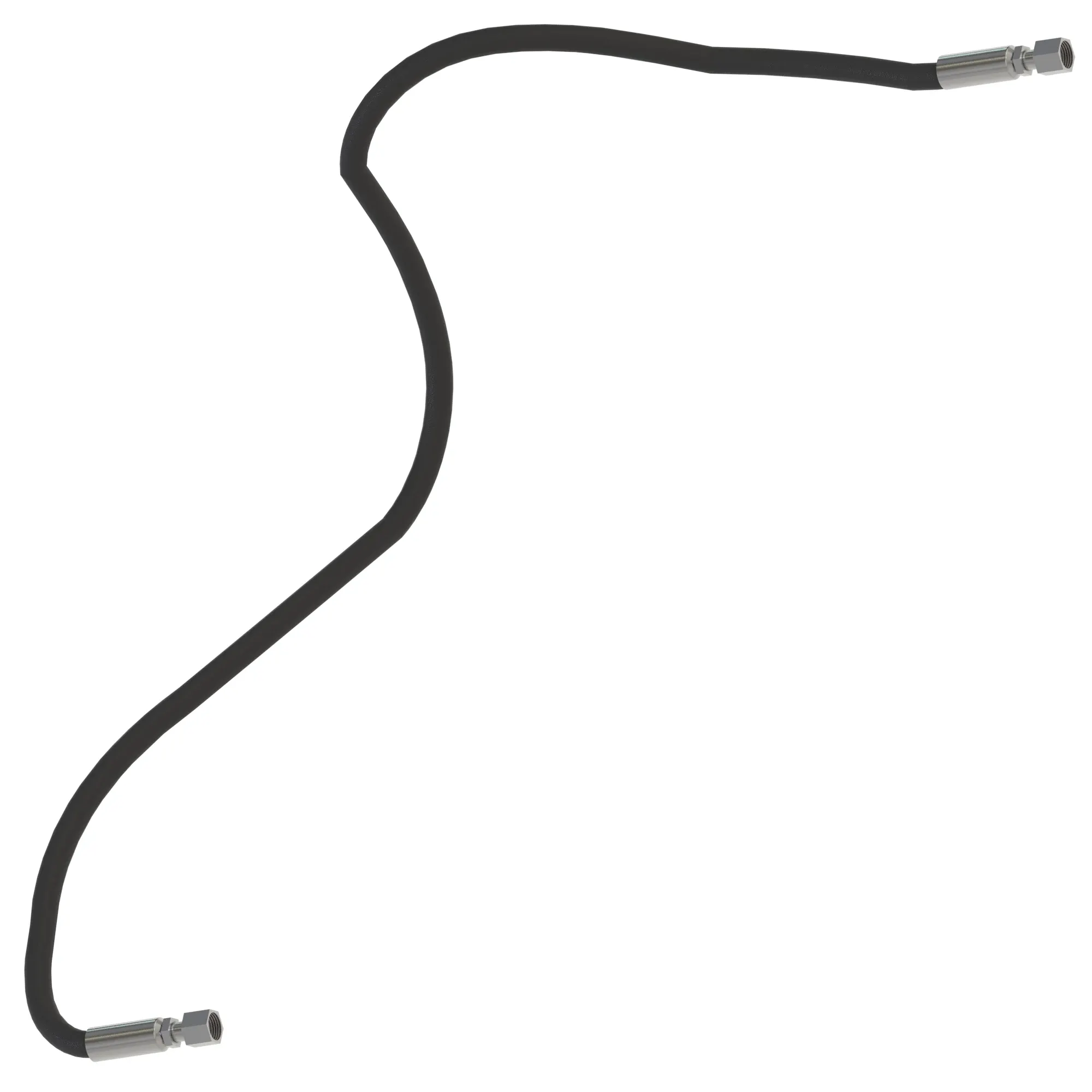 John Deere Breakaway Valve T-Port Fabricated Hydraulic Hose - AN402141
