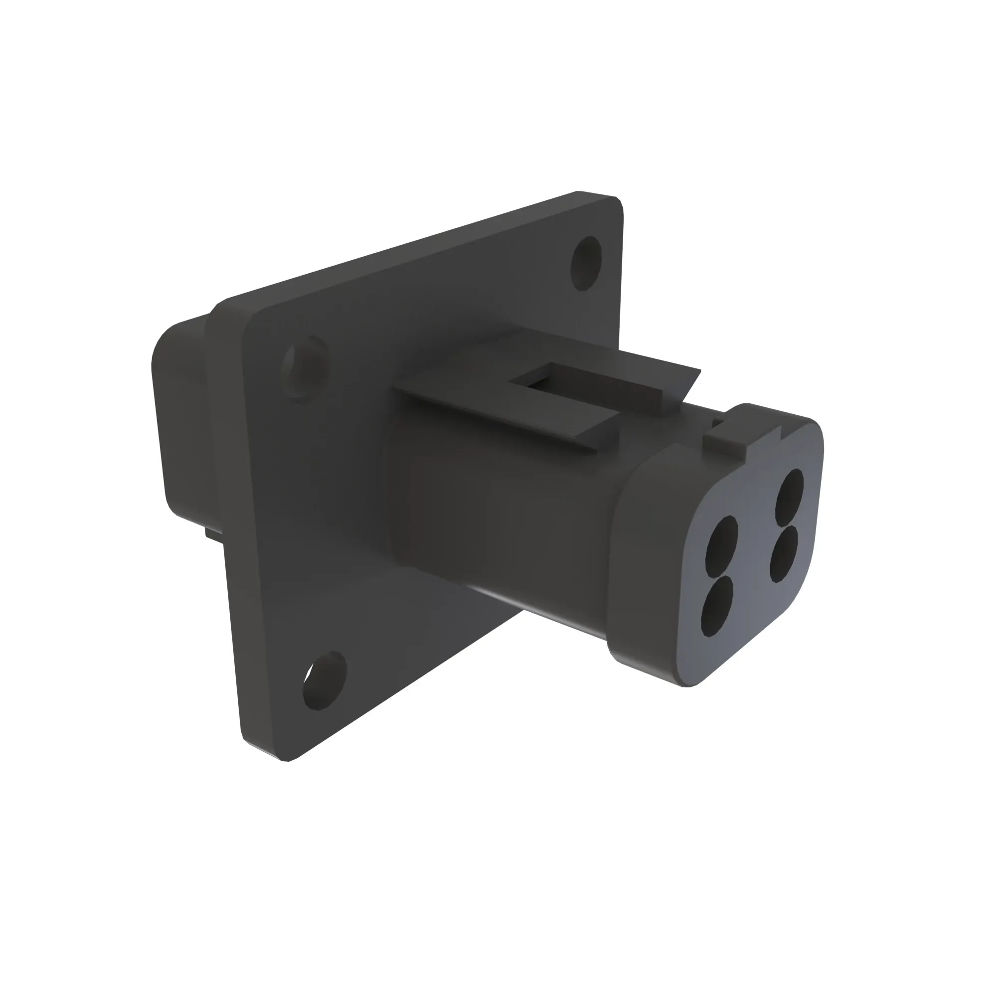 Deutsch 4WAY Fem Sld Blk Plastic