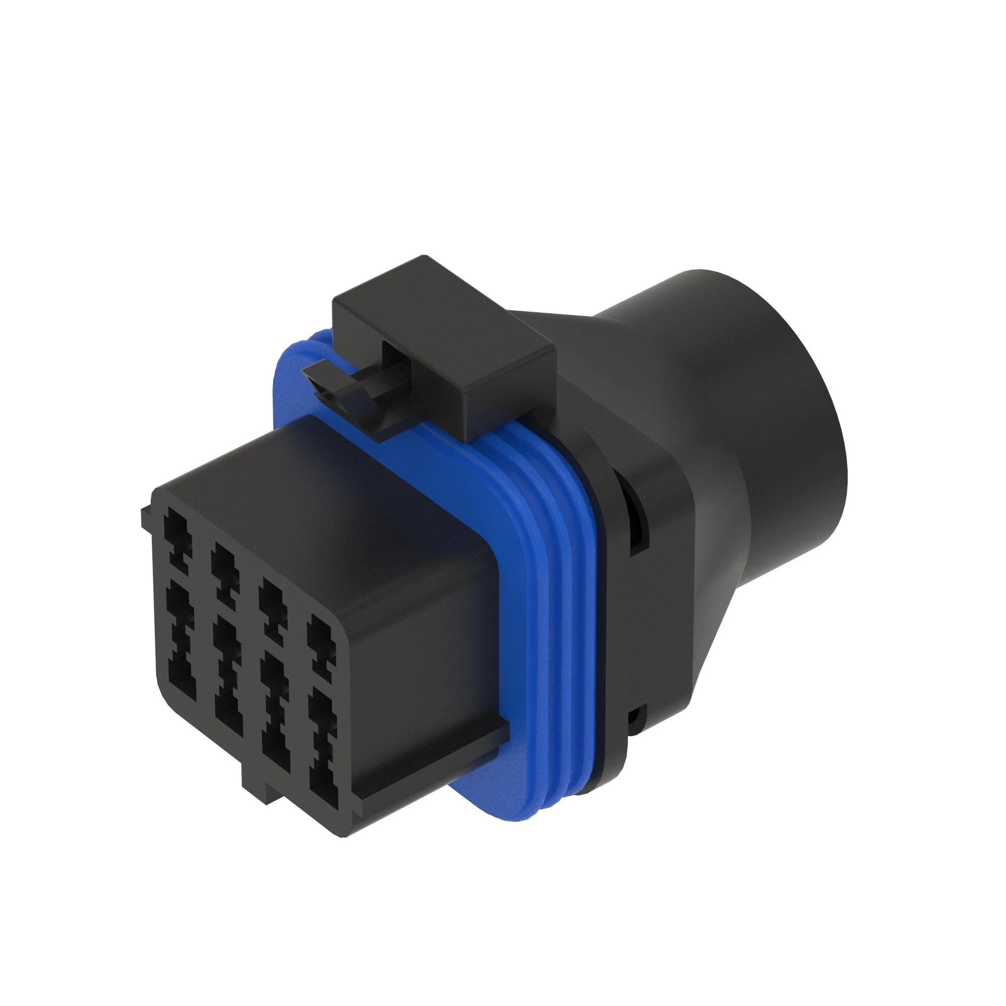 CONN FCI SICMA 12W FS BLK PLSTC