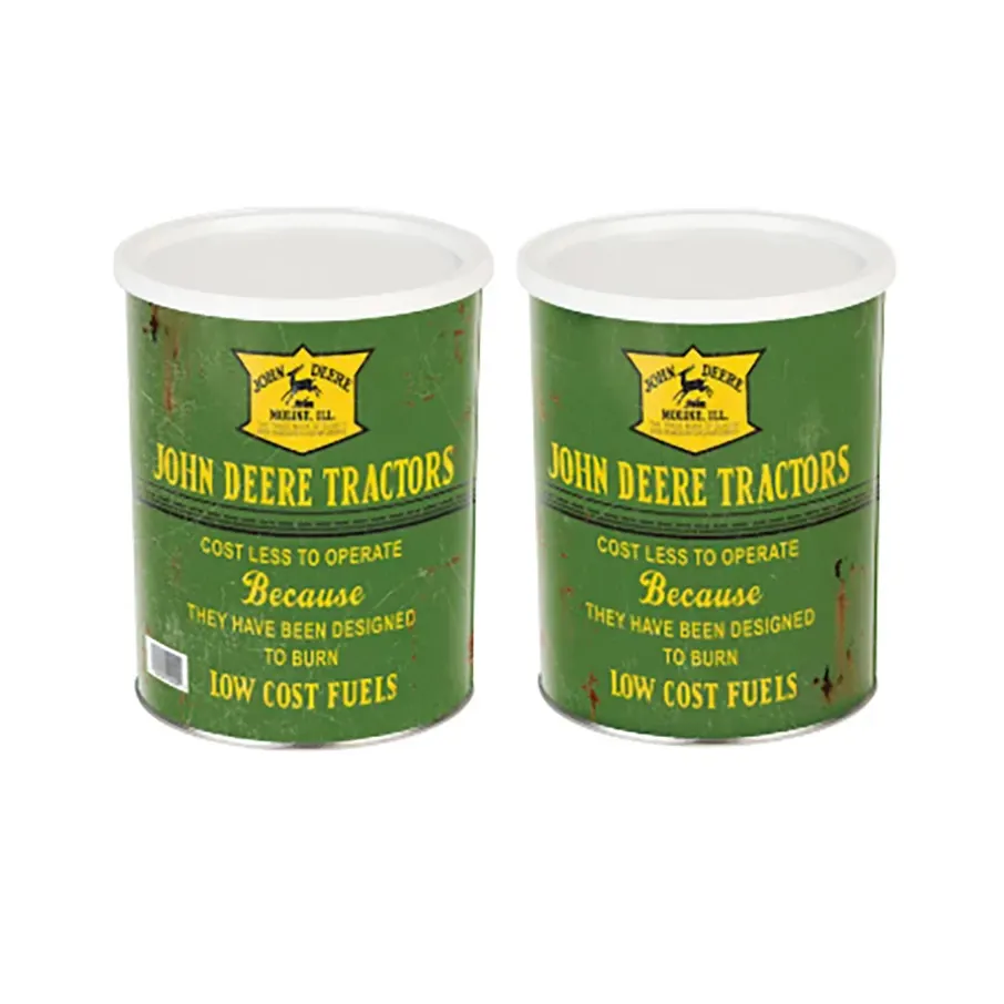 1 Gallon Tin W/Lid-Oil Can Moline