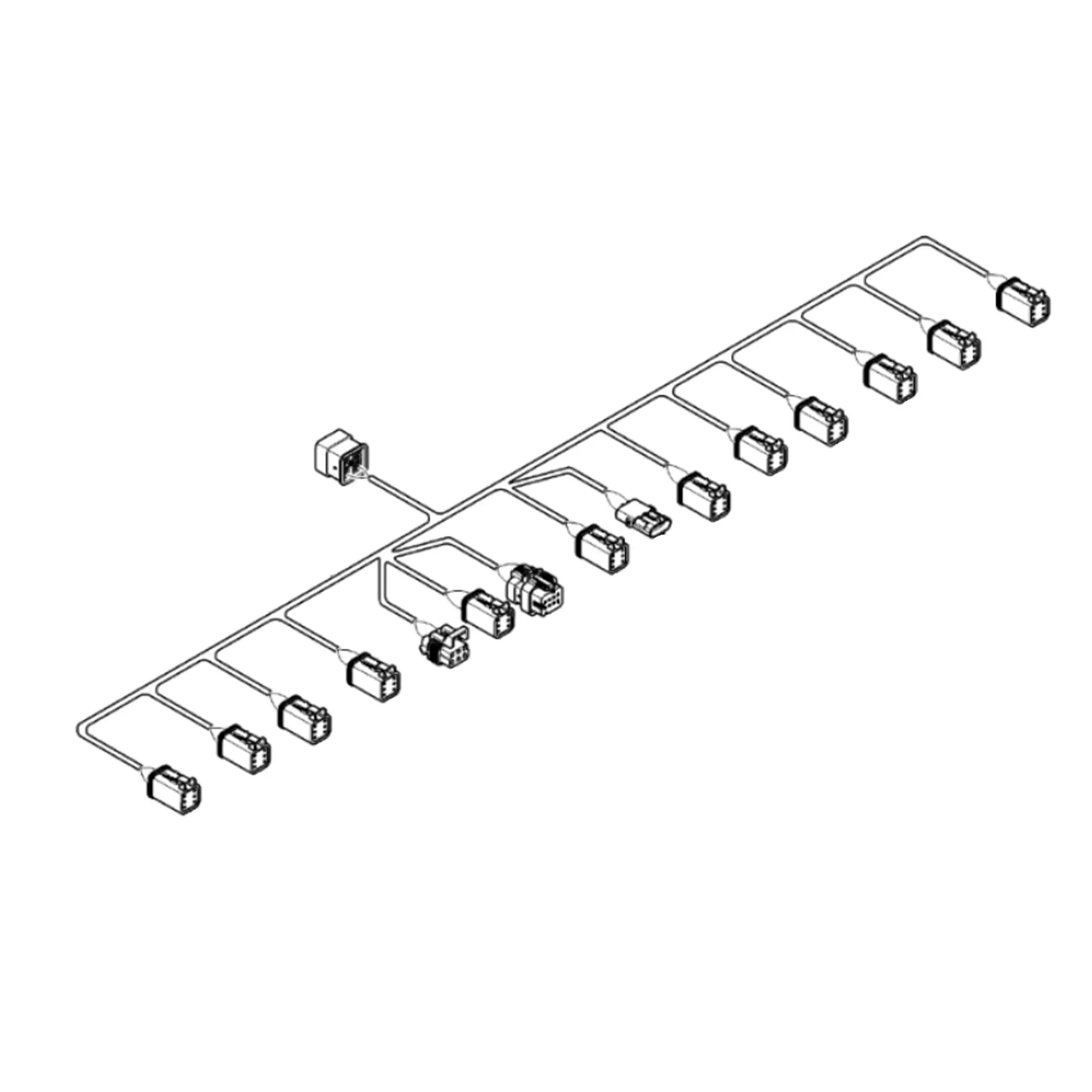John Deere Center Integral Wiring Harness, 32 Rows - AKK11764