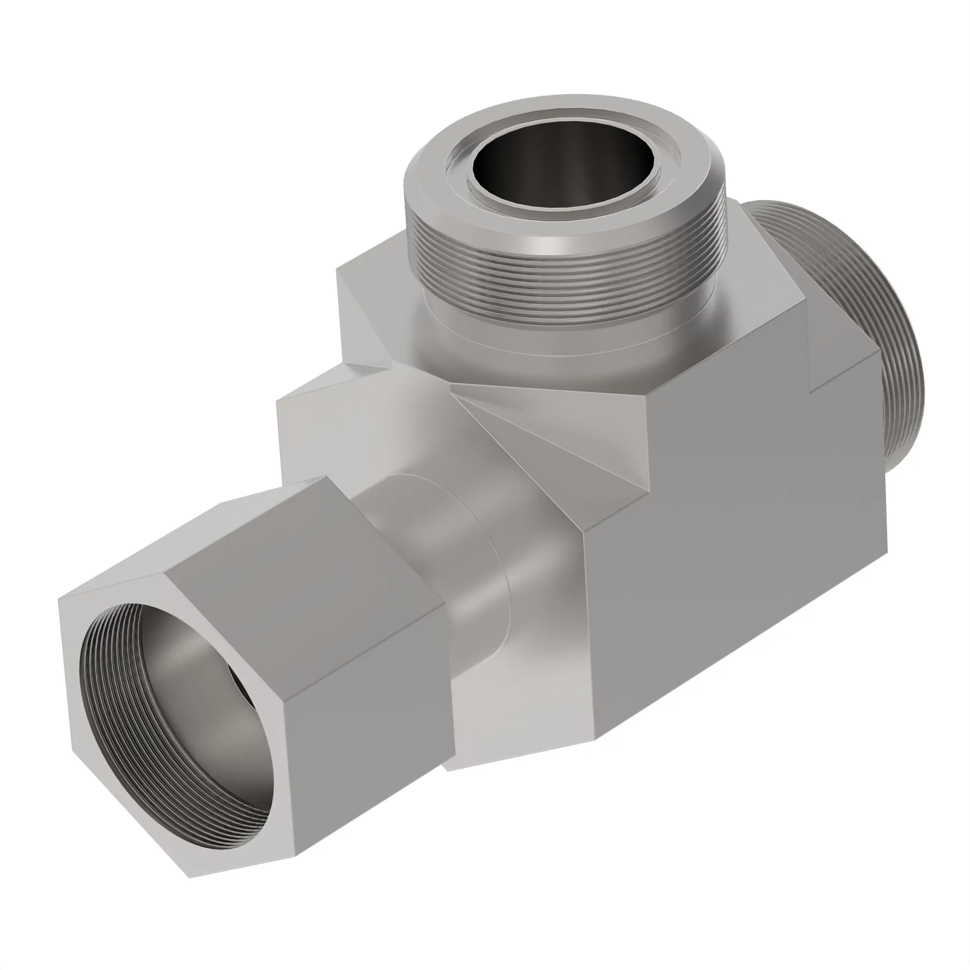SWIVEL RUN TEE,O-RING FSF