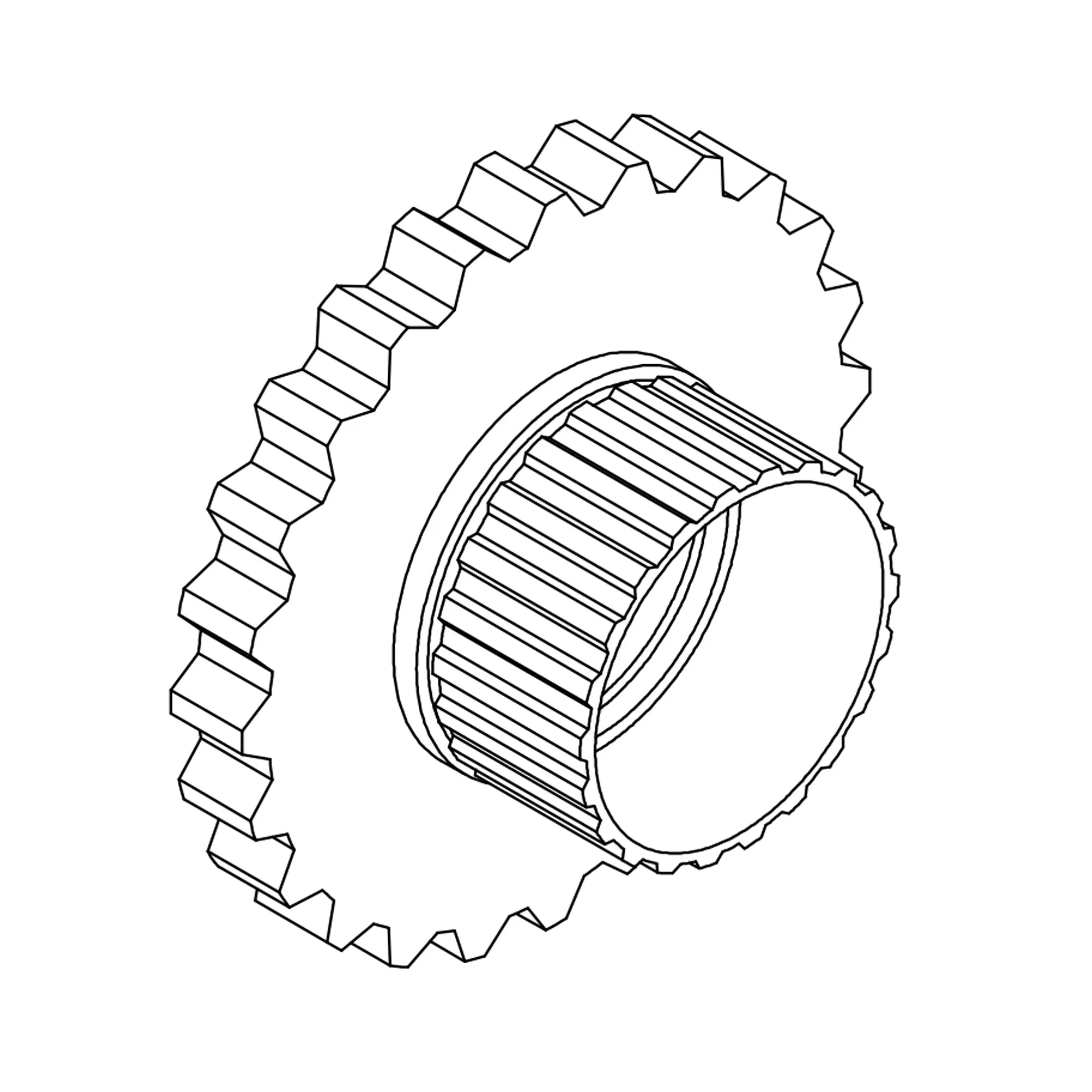 John Deere Spur Gear (4th Clutch, 68 Teeth) - YZ101775