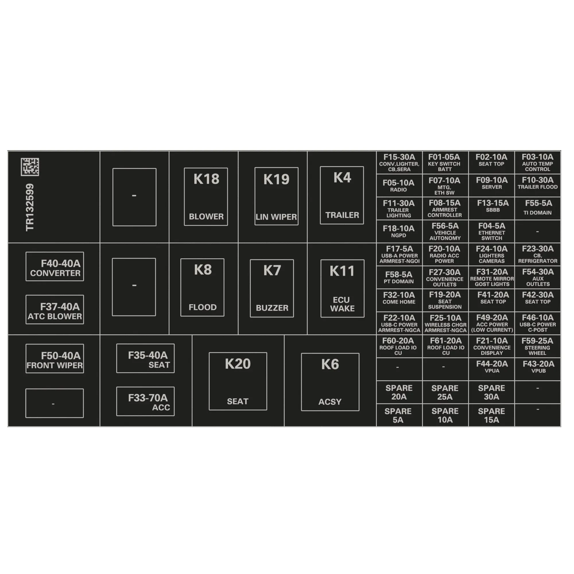 John Deere Label - TR132599