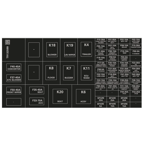 John Deere Label - TR132599