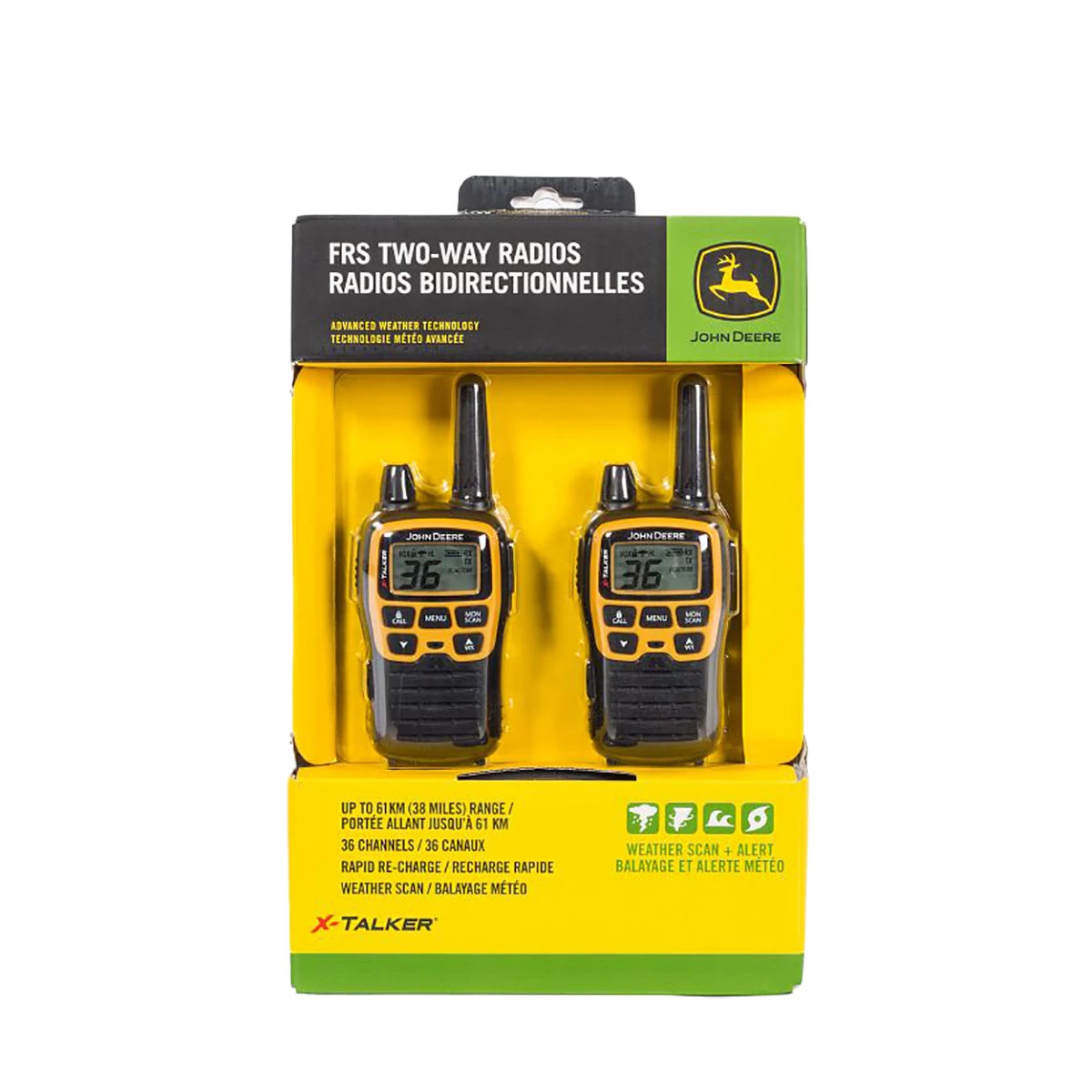 "Handheld Two-Way Radio, Yellow"