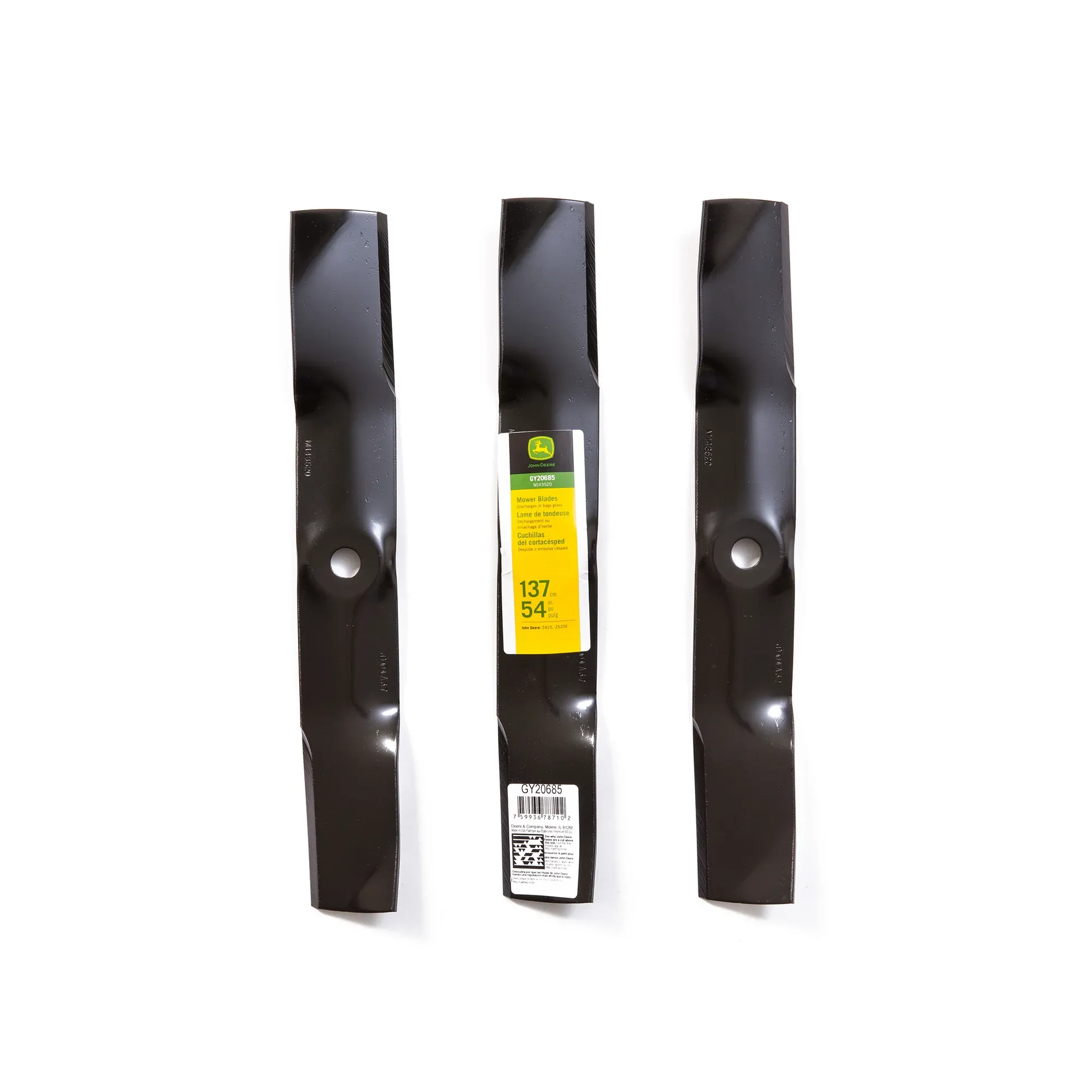 John Deere Mower Blade Kit, 54 Inch - GY20685