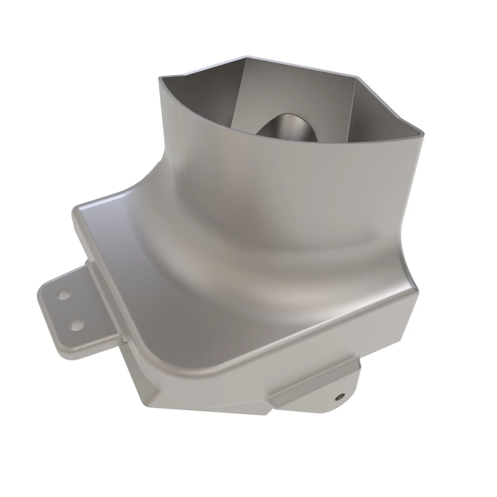 John Deere Blower Outlet to Vertical Diverter Air Duct - T183430