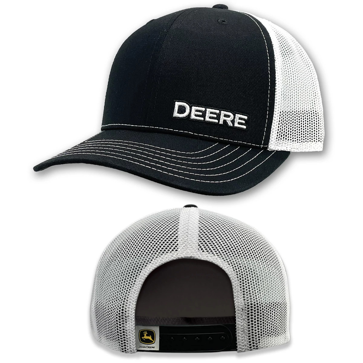 DEERE Logo Mesh Hat - Black
