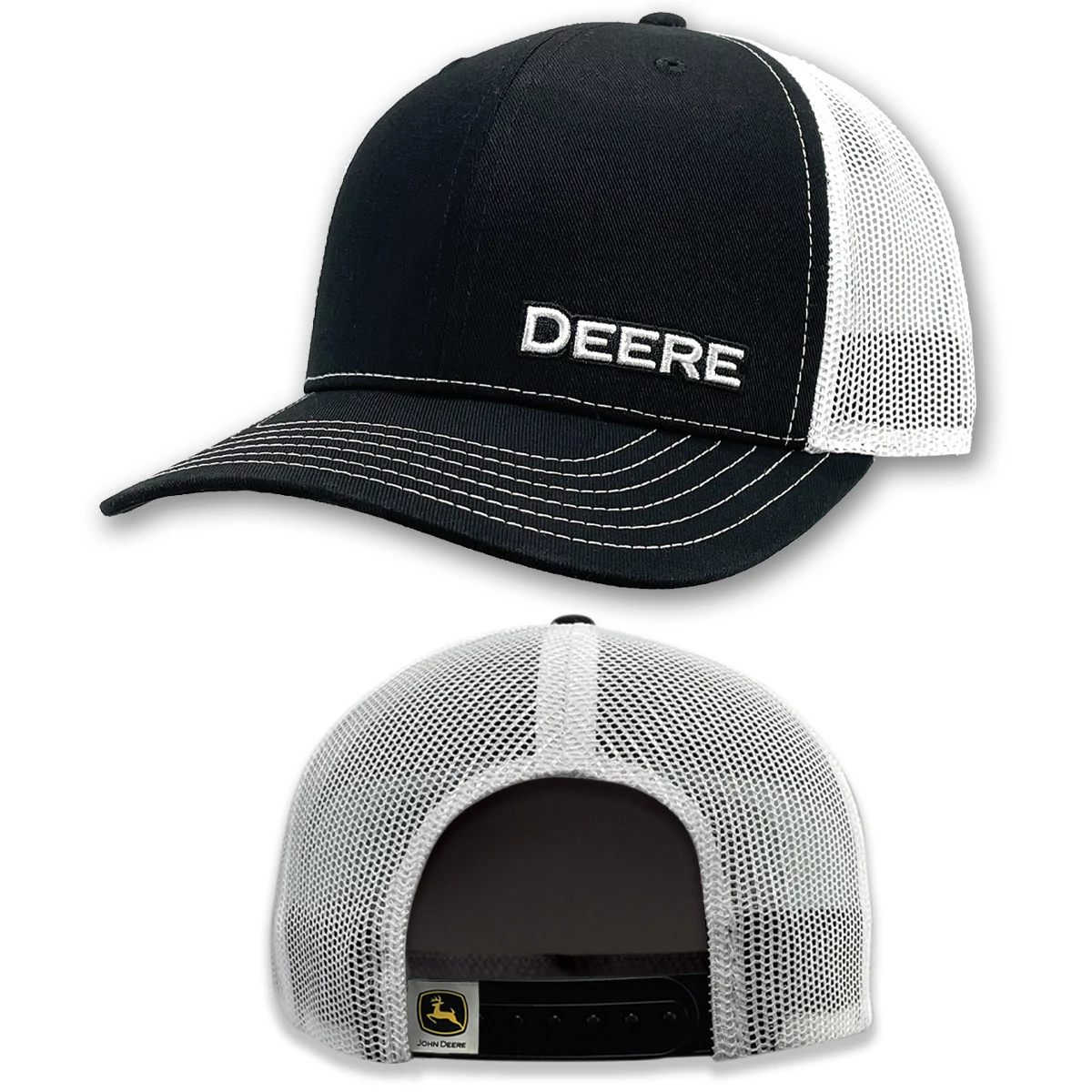 DEERE Logo Mesh Hat - Black