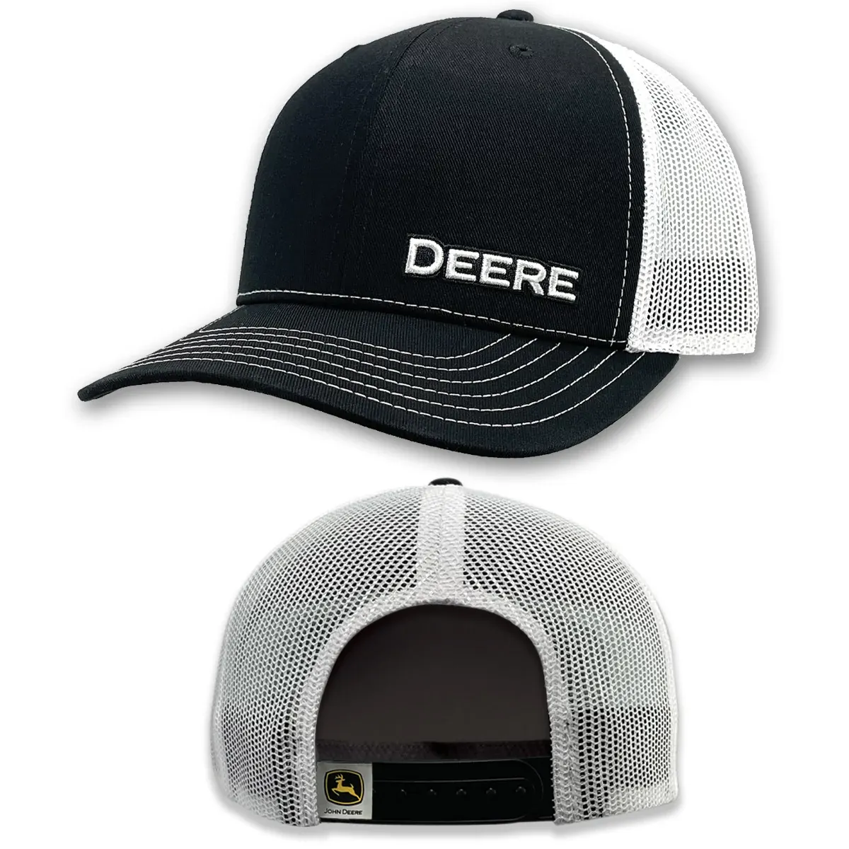 DEERE Logo Mesh Hat - Black