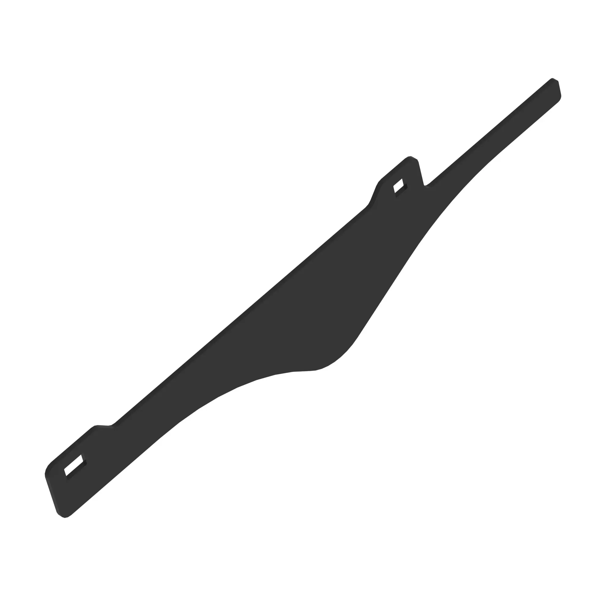 John Deere Isolator Baffle Blowout, Right Side - M149730